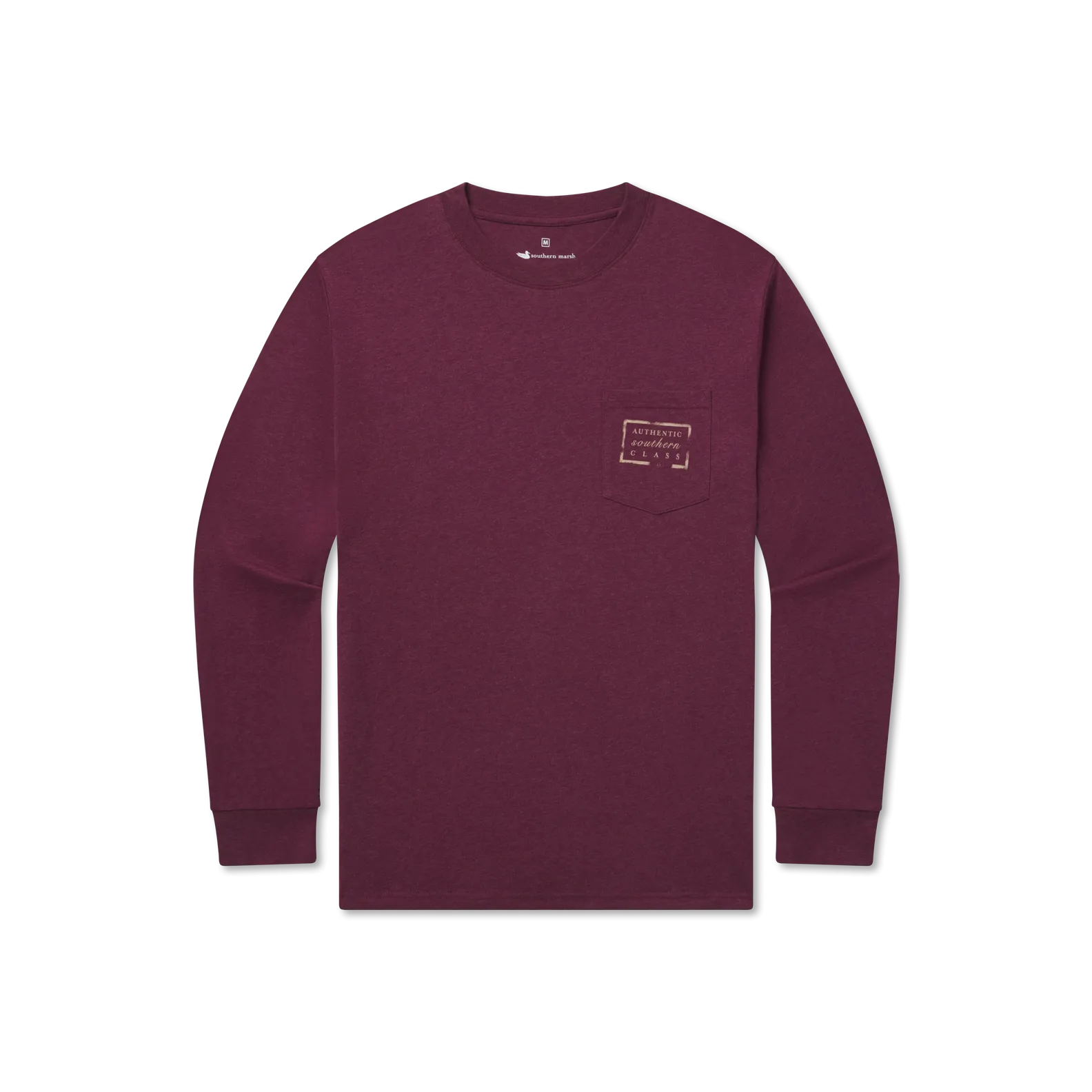 Southern Marsh 21 Authentic Heathered Tee - Long Sleeve