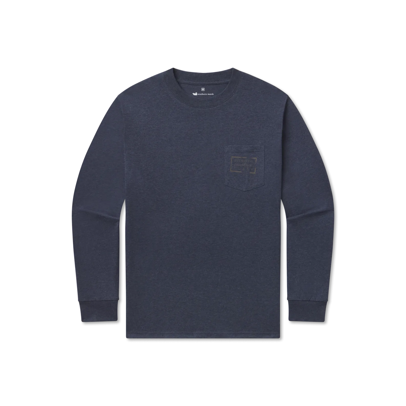 Southern Marsh 21 Authentic Heathered Tee - Long Sleeve
