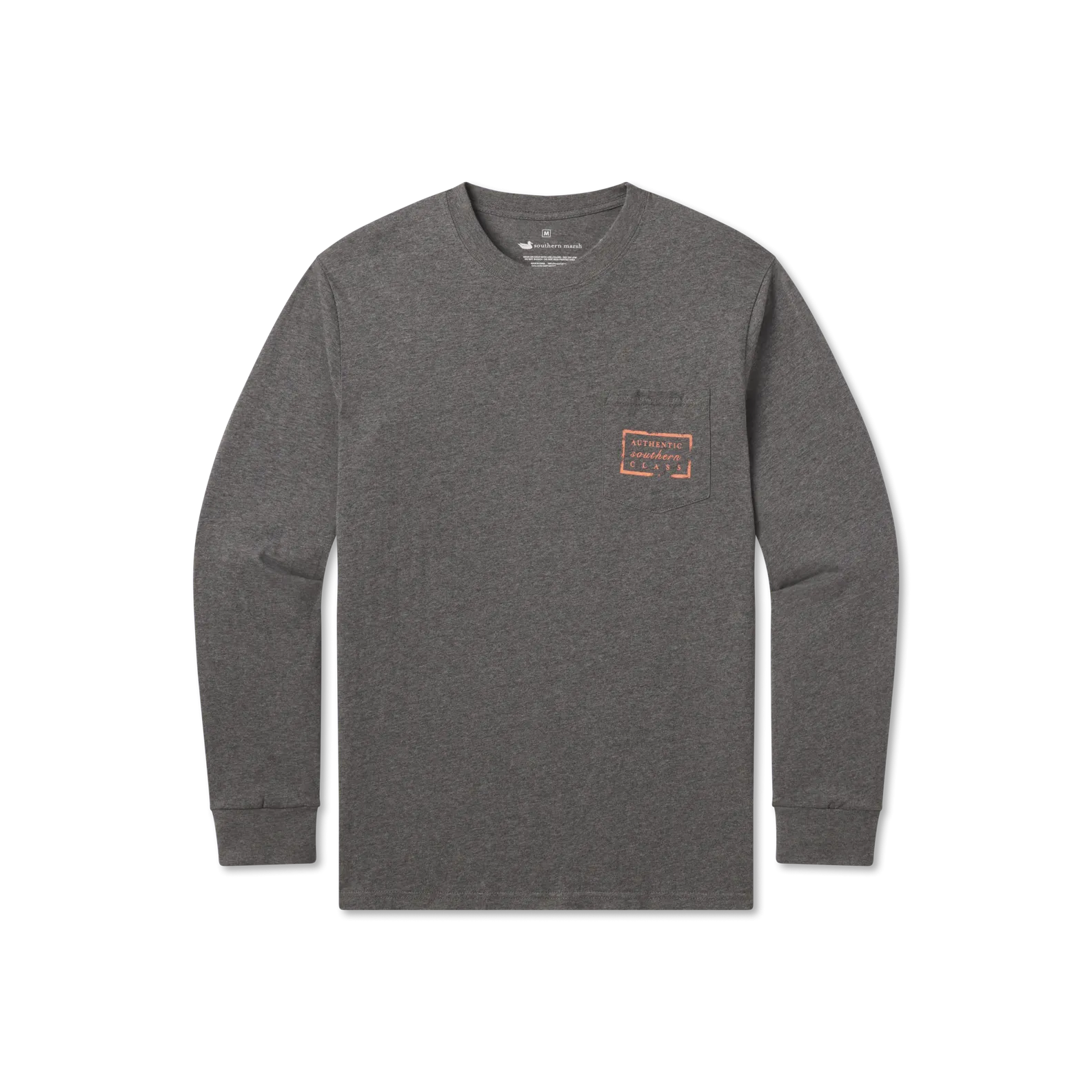 Southern Marsh 21 Authentic Heathered Tee - Long Sleeve