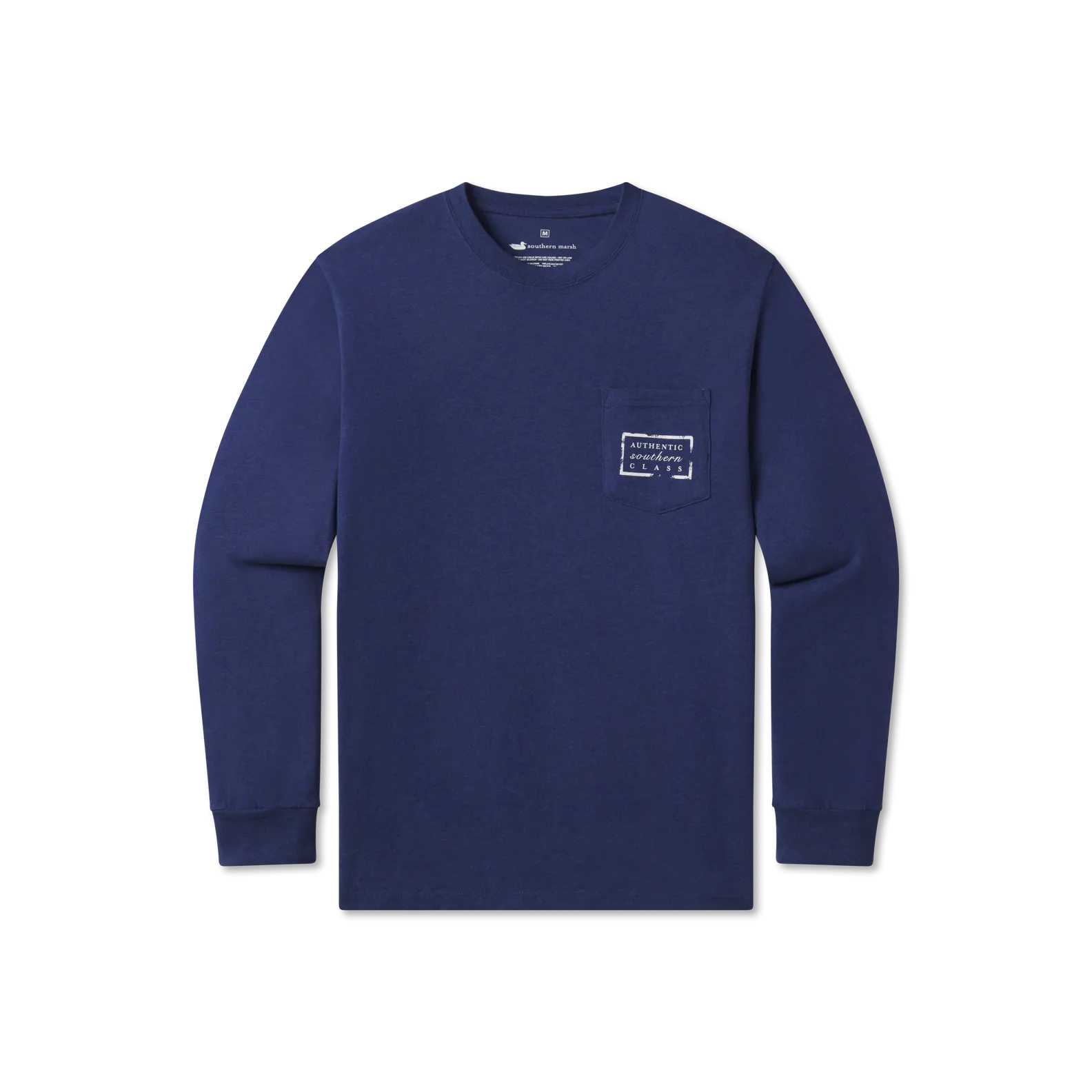 Southern Marsh 21 Authentic Heathered Tee - Long Sleeve