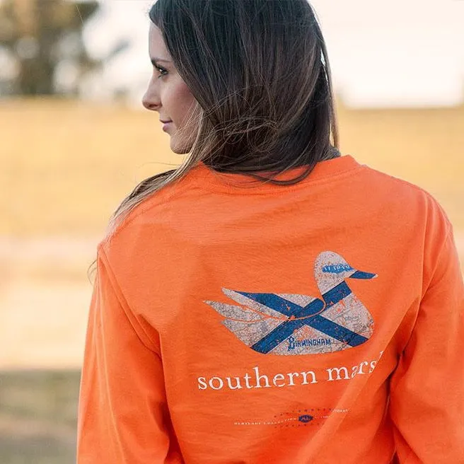 Southern Marsh 21 Authentic Heritage Tee - Alabama - Long Sleeve