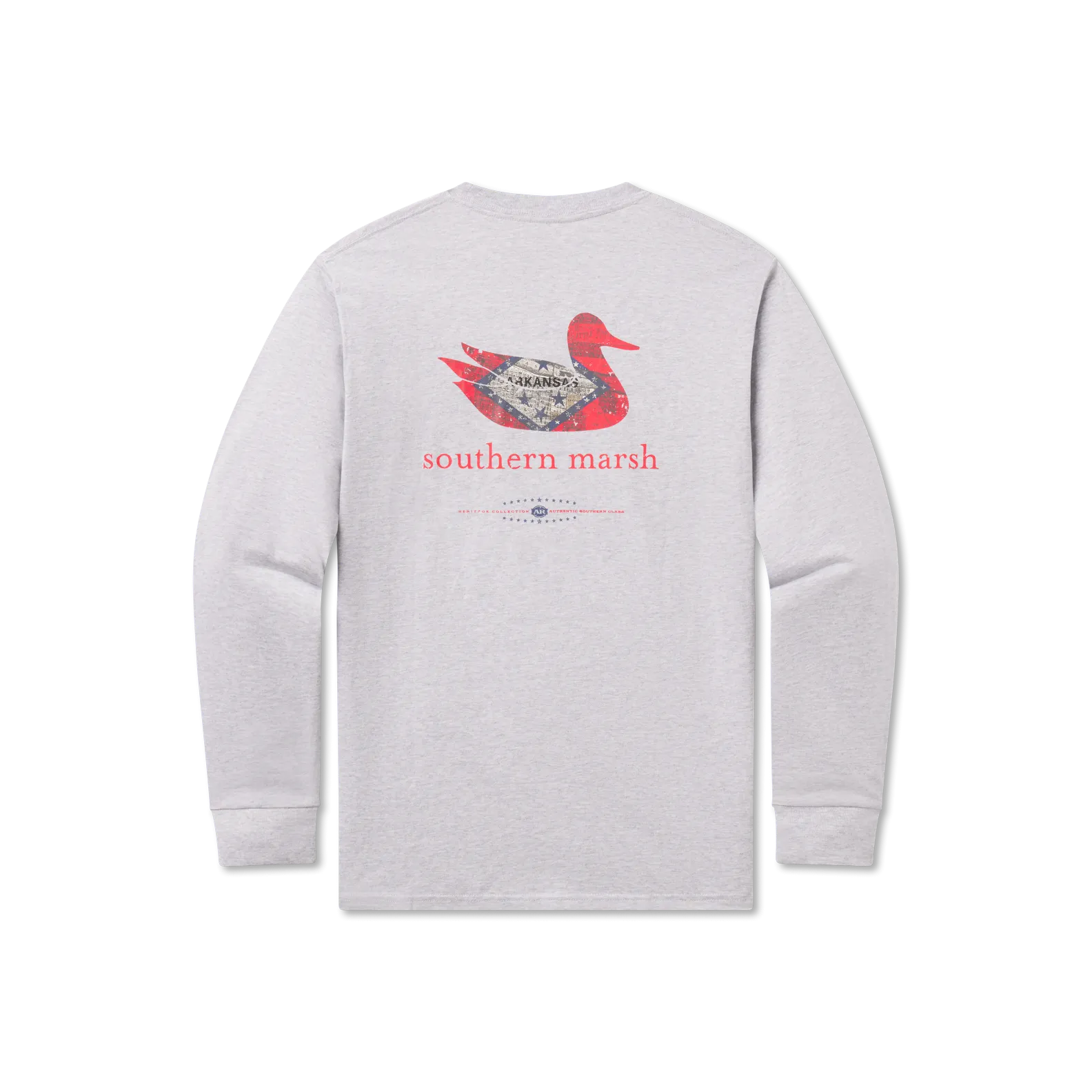 Southern Marsh 21 Authentic Heritage Tee - Arkansas - Long Sleeve