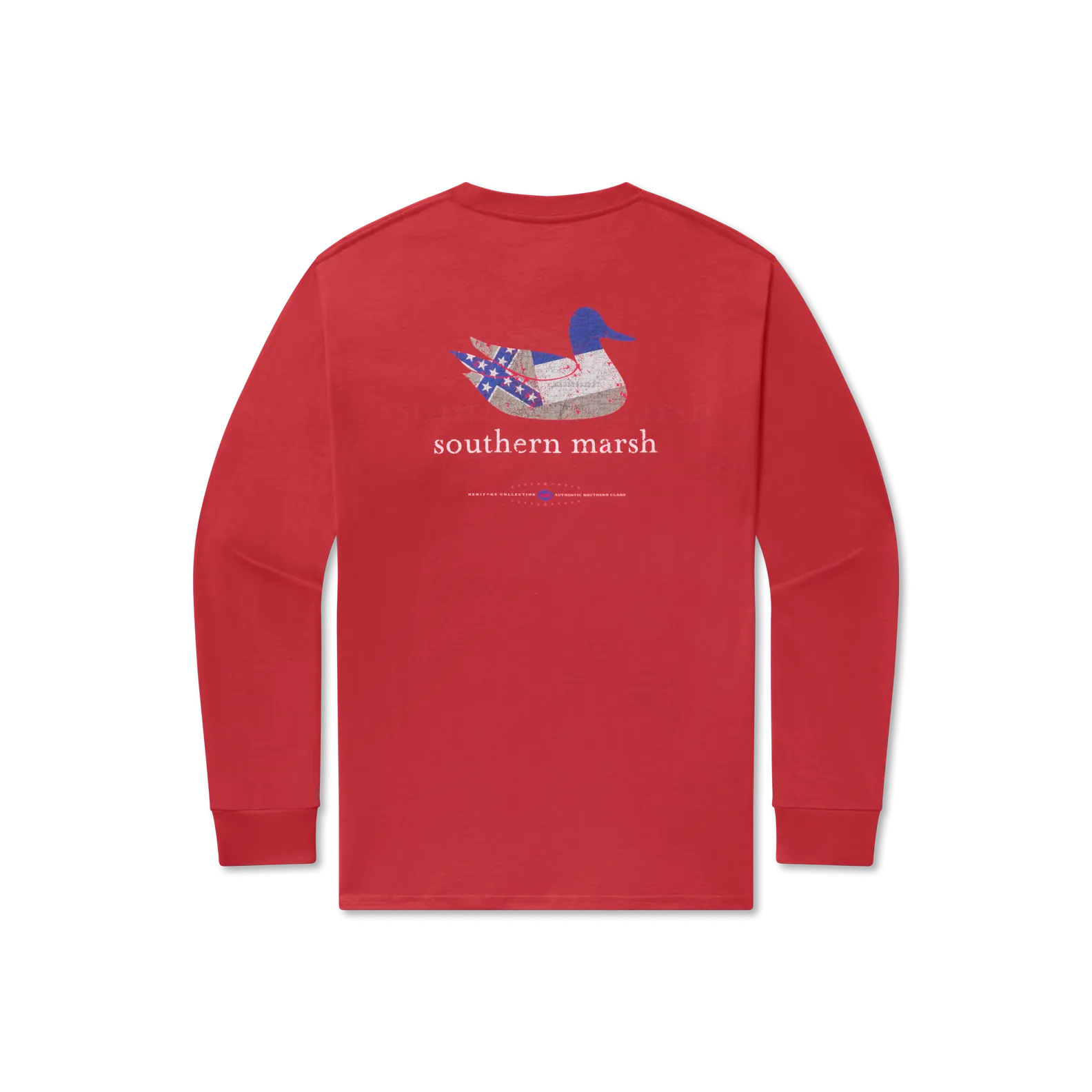 Southern Marsh 21 Authentic Heritage Tee - Mississippi State Flag - Long Sleeve