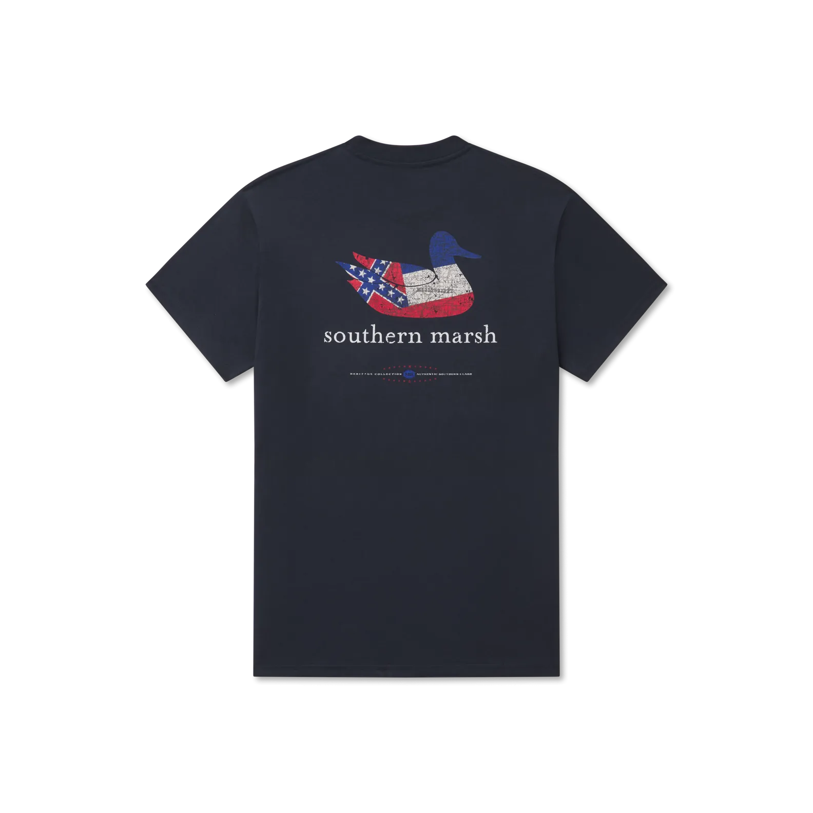 Southern Marsh 21 Authentic Heritage Tee - Mississippi State Flag