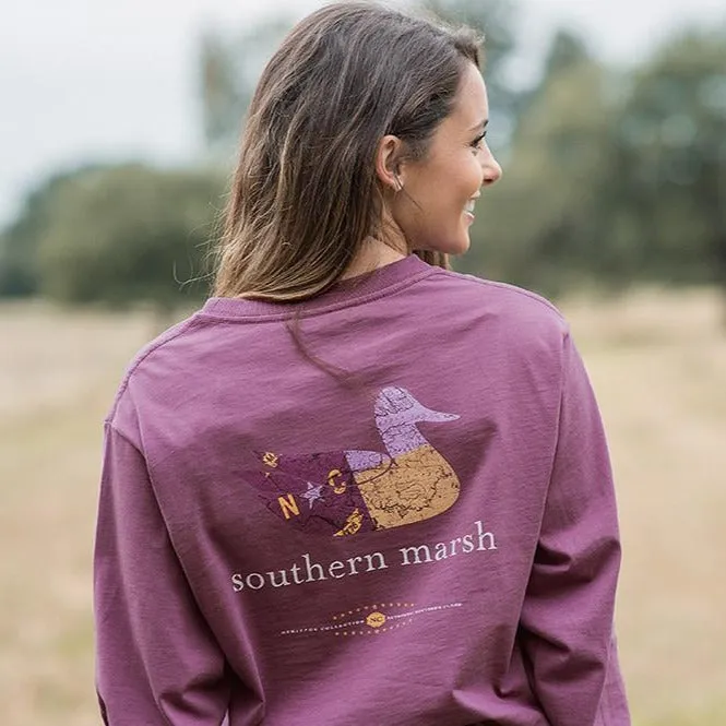 Southern Marsh 21 Authentic Heritage Tee - North Carolina - Long Sleeve