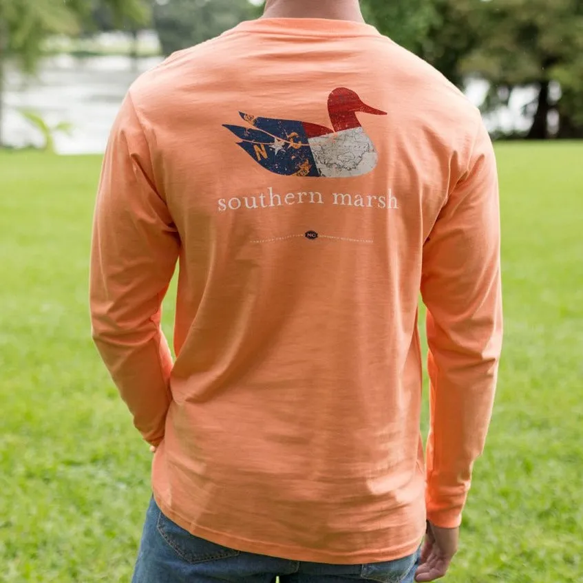 Southern Marsh 21 Authentic Heritage Tee - North Carolina - Long Sleeve
