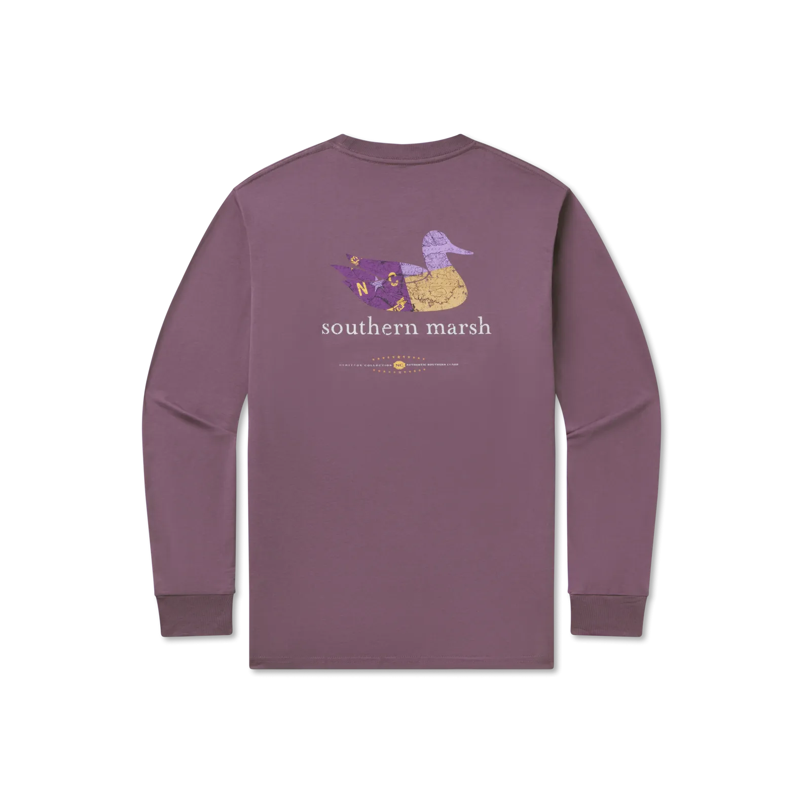 Southern Marsh 21 Authentic Heritage Tee - North Carolina - Long Sleeve