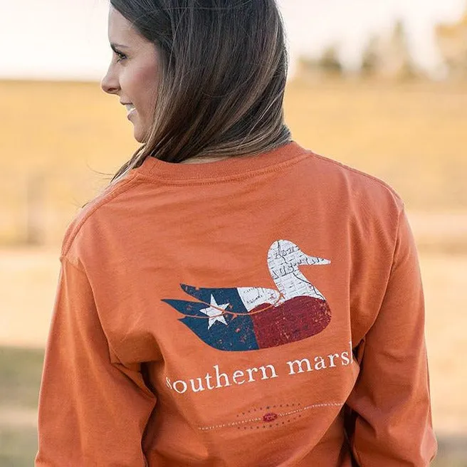 Southern Marsh 21 Authentic Heritage Tee - Texas - Long Sleeve