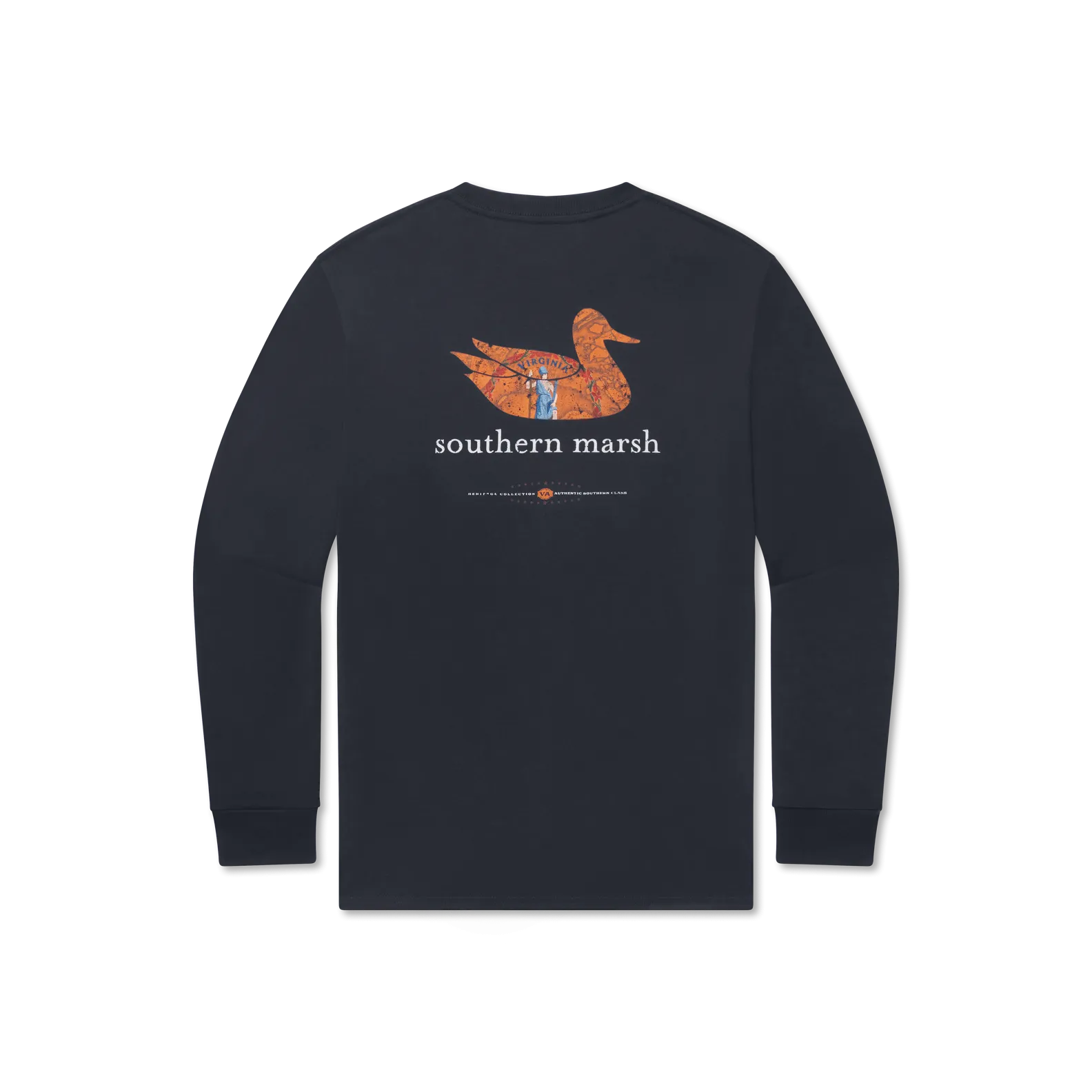 Southern Marsh 21 Authentic Heritage Tee - Virginia - Long Sleeve