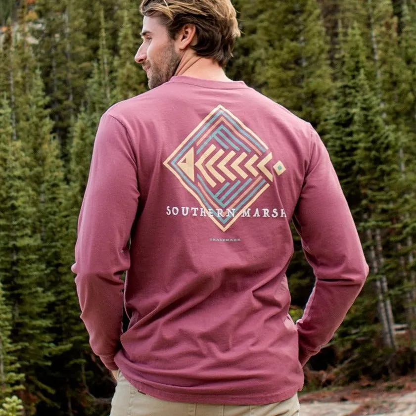 Southern Marsh 21 Aztec Catch Tee - Long Sleeve