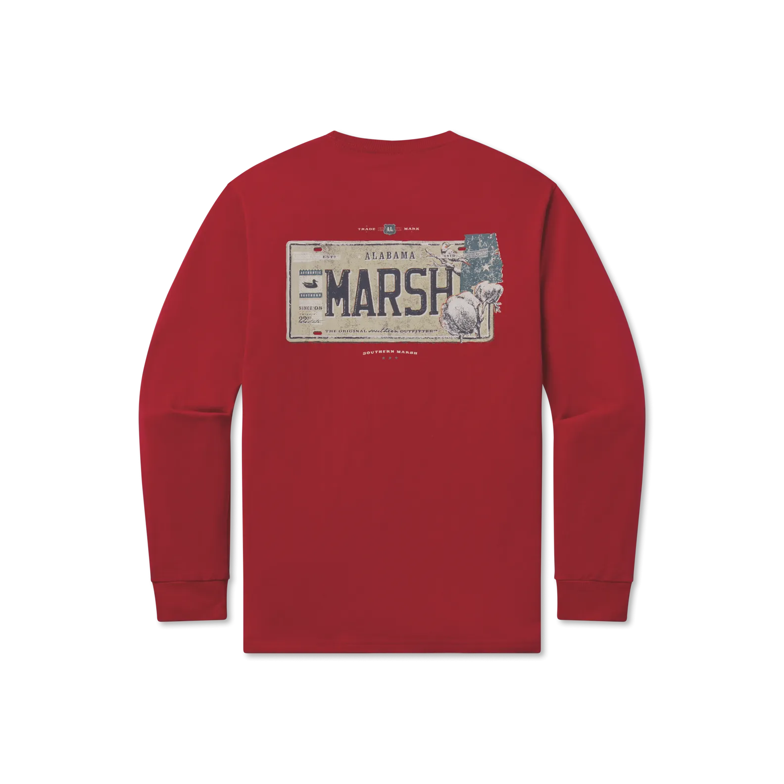 Southern Marsh 21 Backroads Collection Tee - Alabama - Long Sleeve