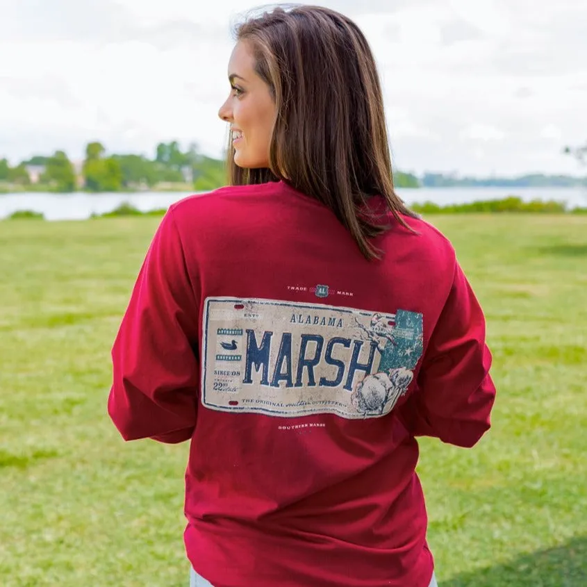 Southern Marsh 21 Backroads Collection Tee - Alabama - Long Sleeve