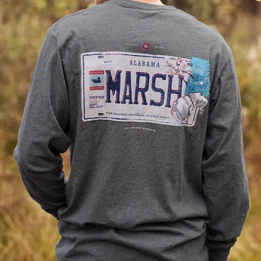 Southern Marsh 21 Backroads Collection Tee - Alabama - Long Sleeve