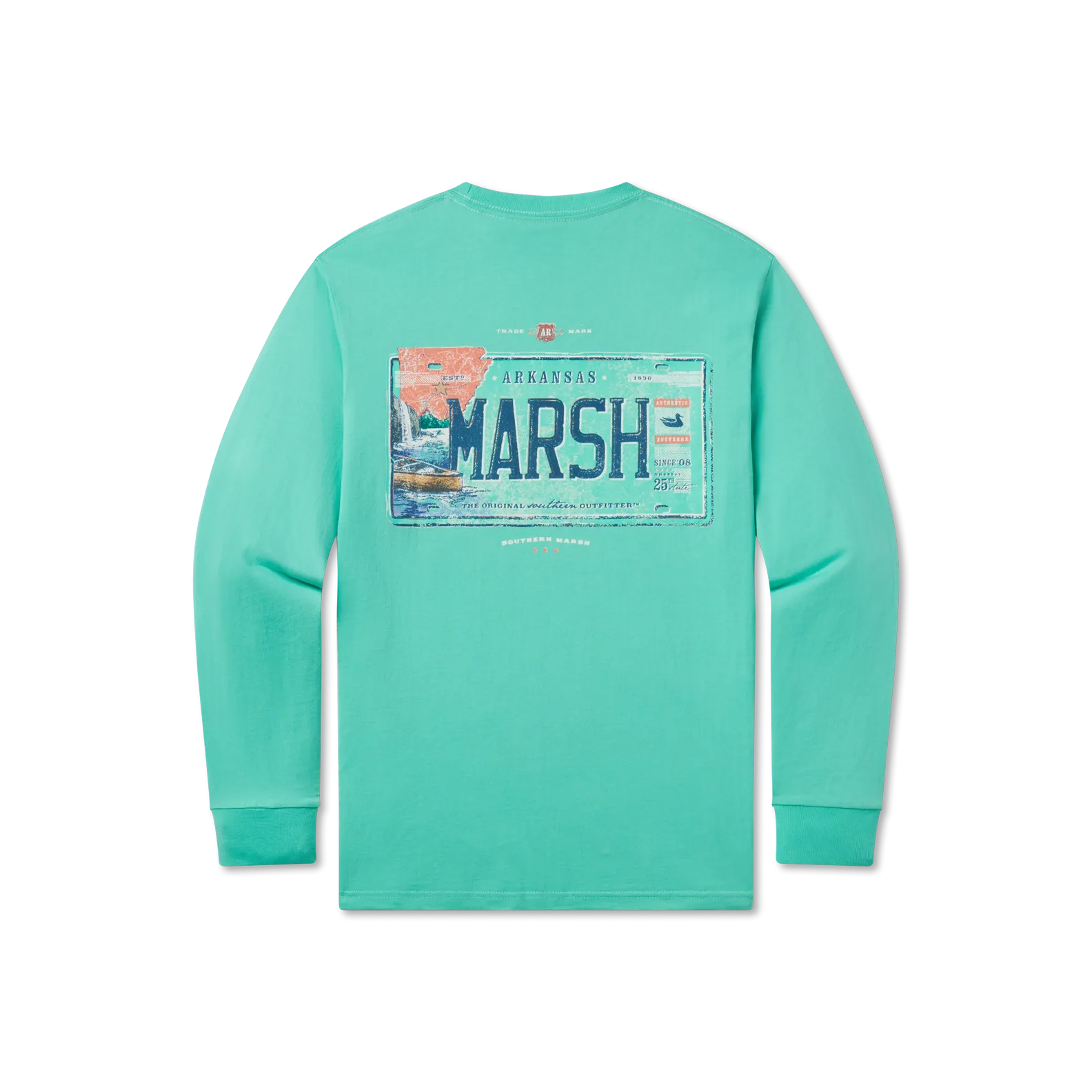 Southern Marsh 21 Backroads Collection Tee - Arkansas - Long Sleeve