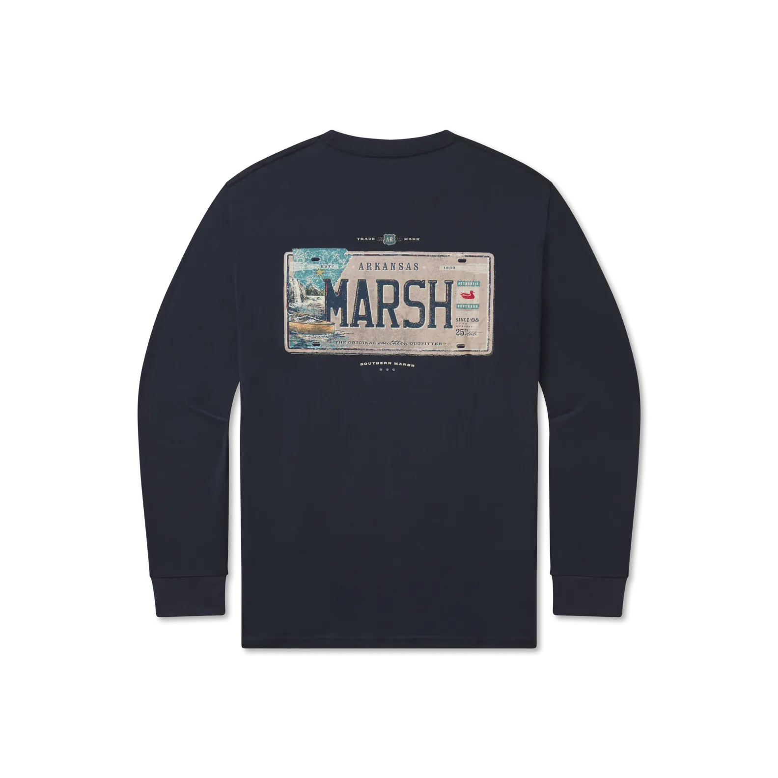 Southern Marsh 21 Backroads Collection Tee - Arkansas - Long Sleeve