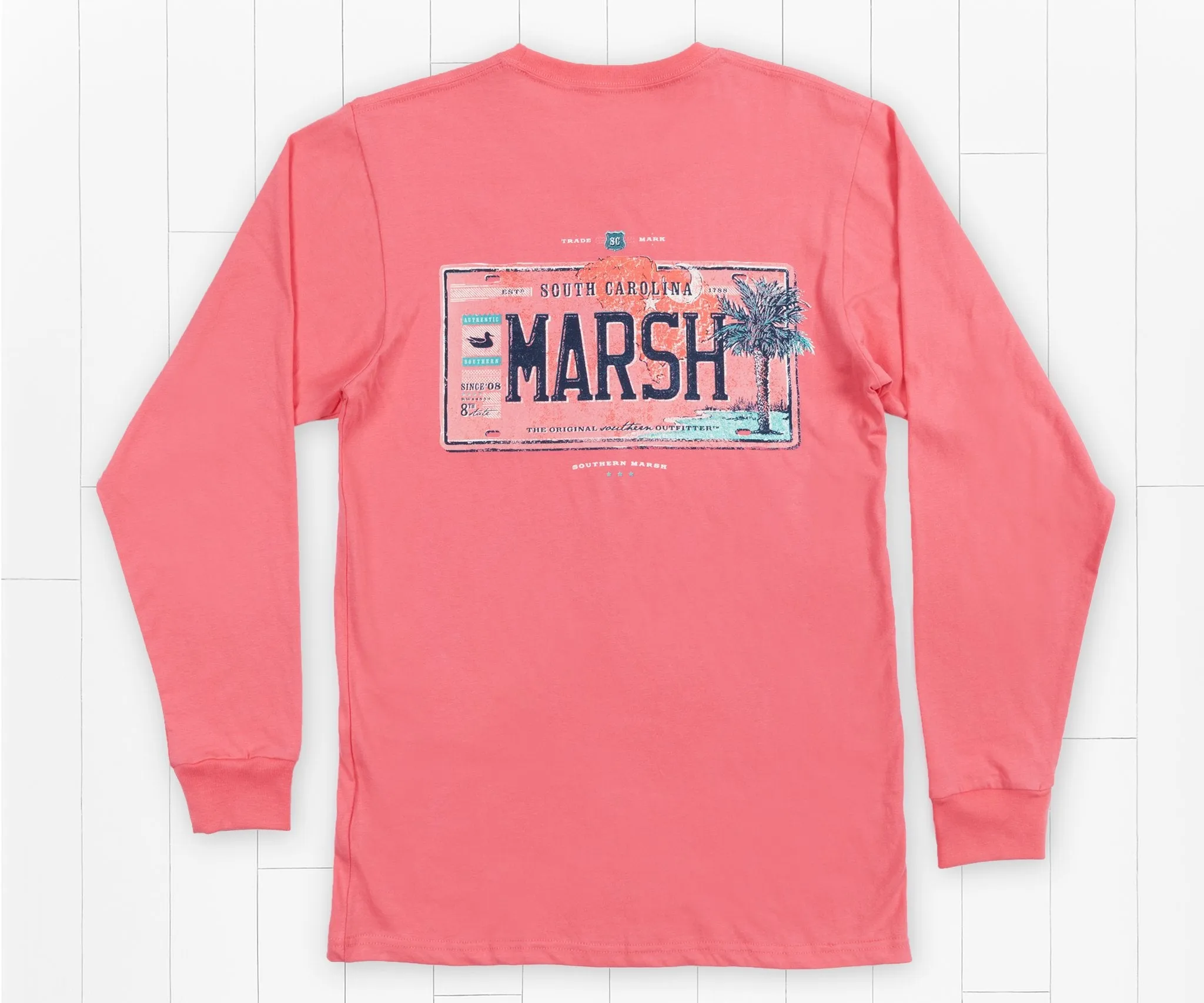 Southern Marsh 21 Backroads Collection Tee - South Carolina - Long Sleeve
