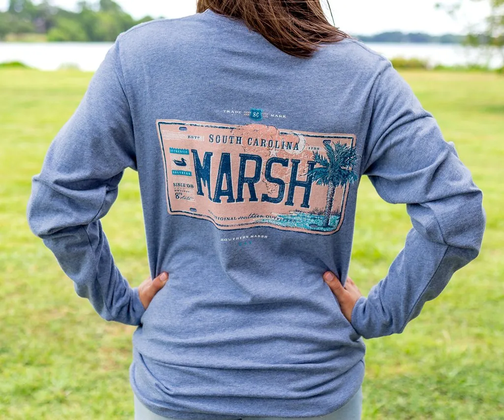 Southern Marsh 21 Backroads Collection Tee - South Carolina - Long Sleeve