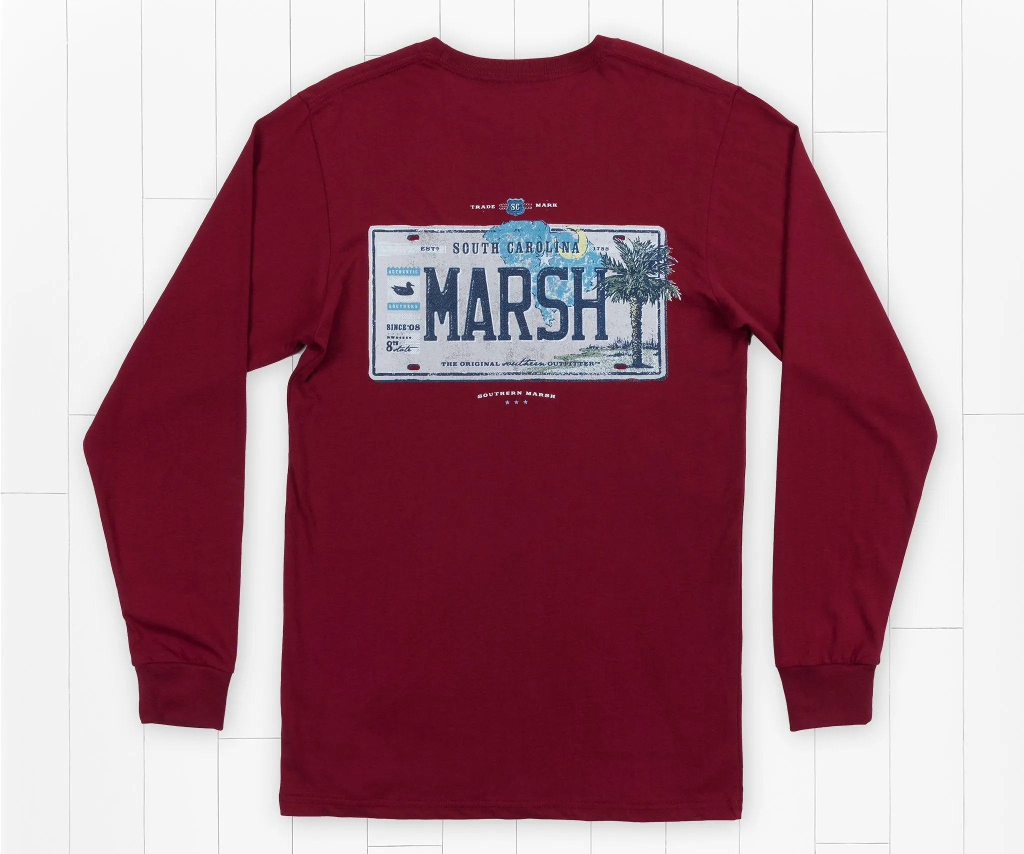 Southern Marsh 21 Backroads Collection Tee - South Carolina - Long Sleeve