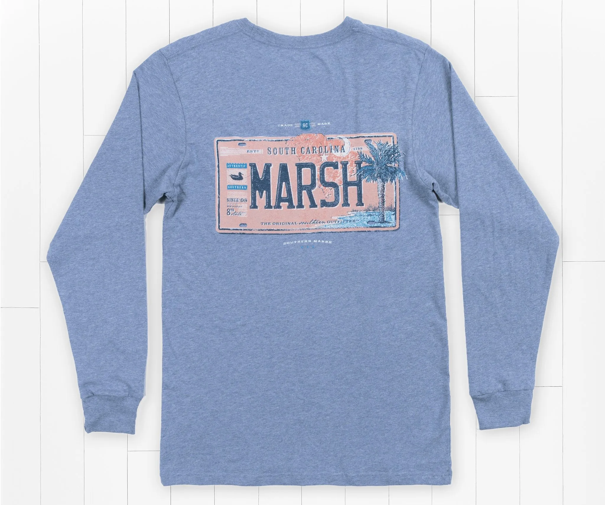 Southern Marsh 21 Backroads Collection Tee - South Carolina - Long Sleeve