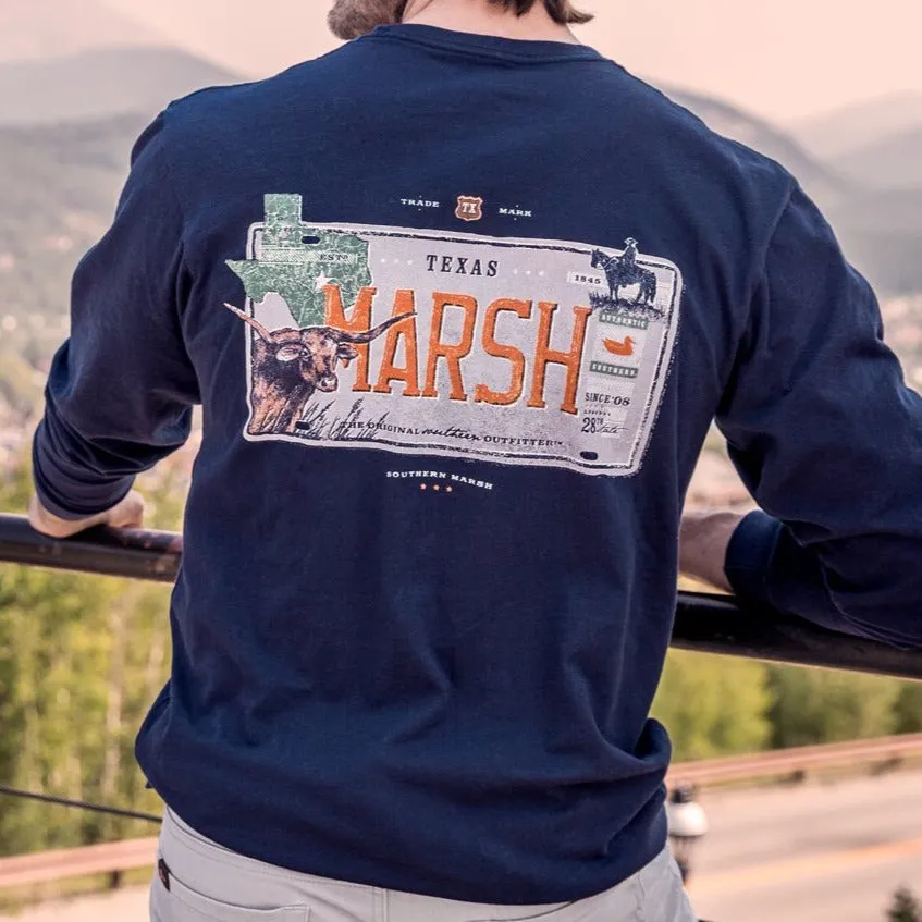 Southern Marsh 21 Backroads Collection Tee - Texas - Long Sleeve