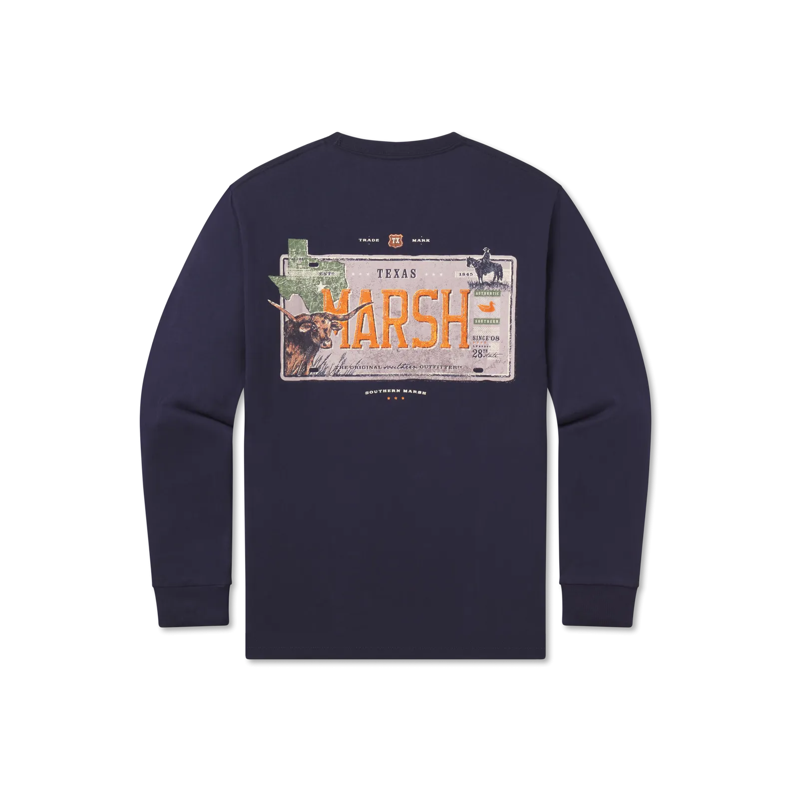 Southern Marsh 21 Backroads Collection Tee - Texas - Long Sleeve