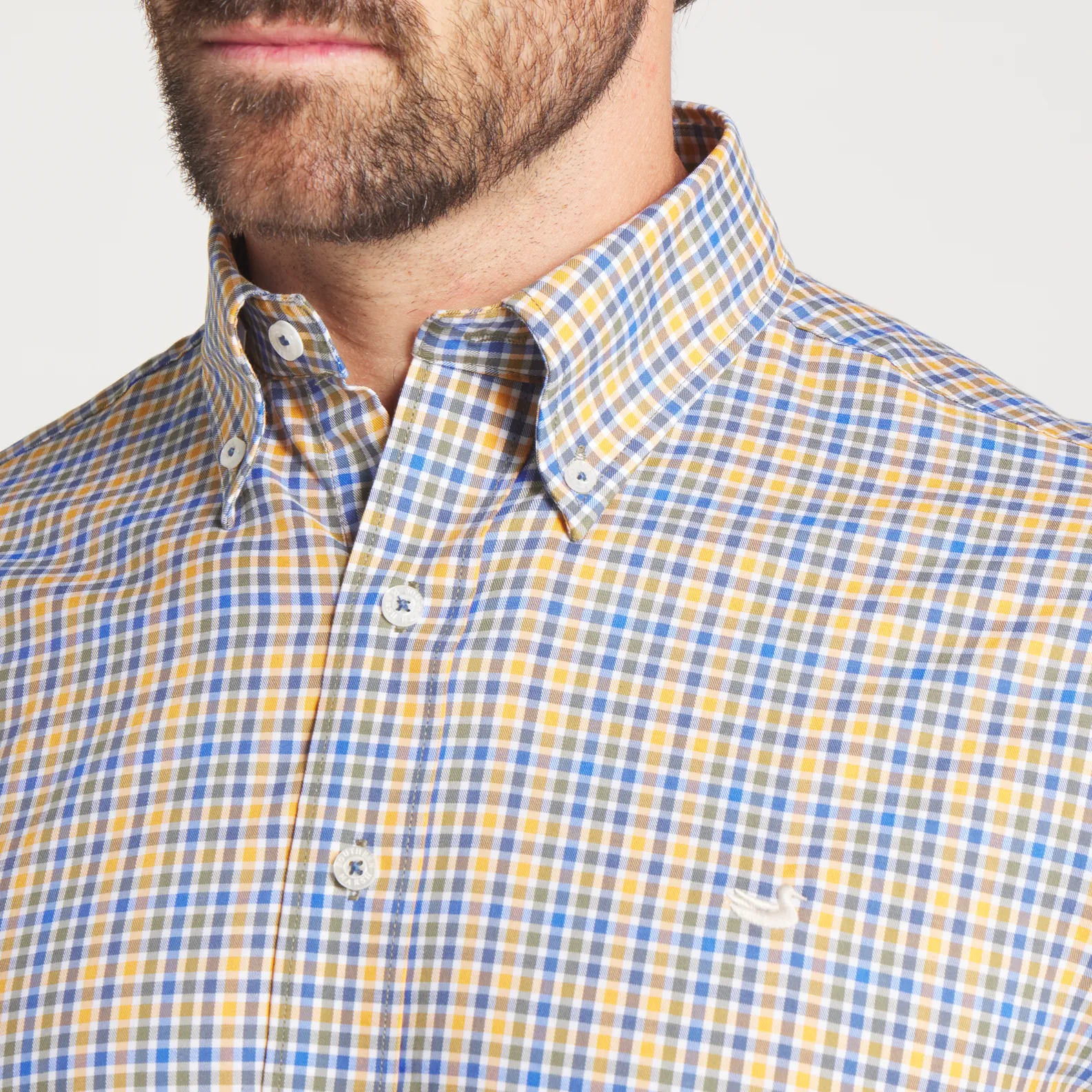 Southern Marsh 21 Baker Performance Gingham Dress Shirt