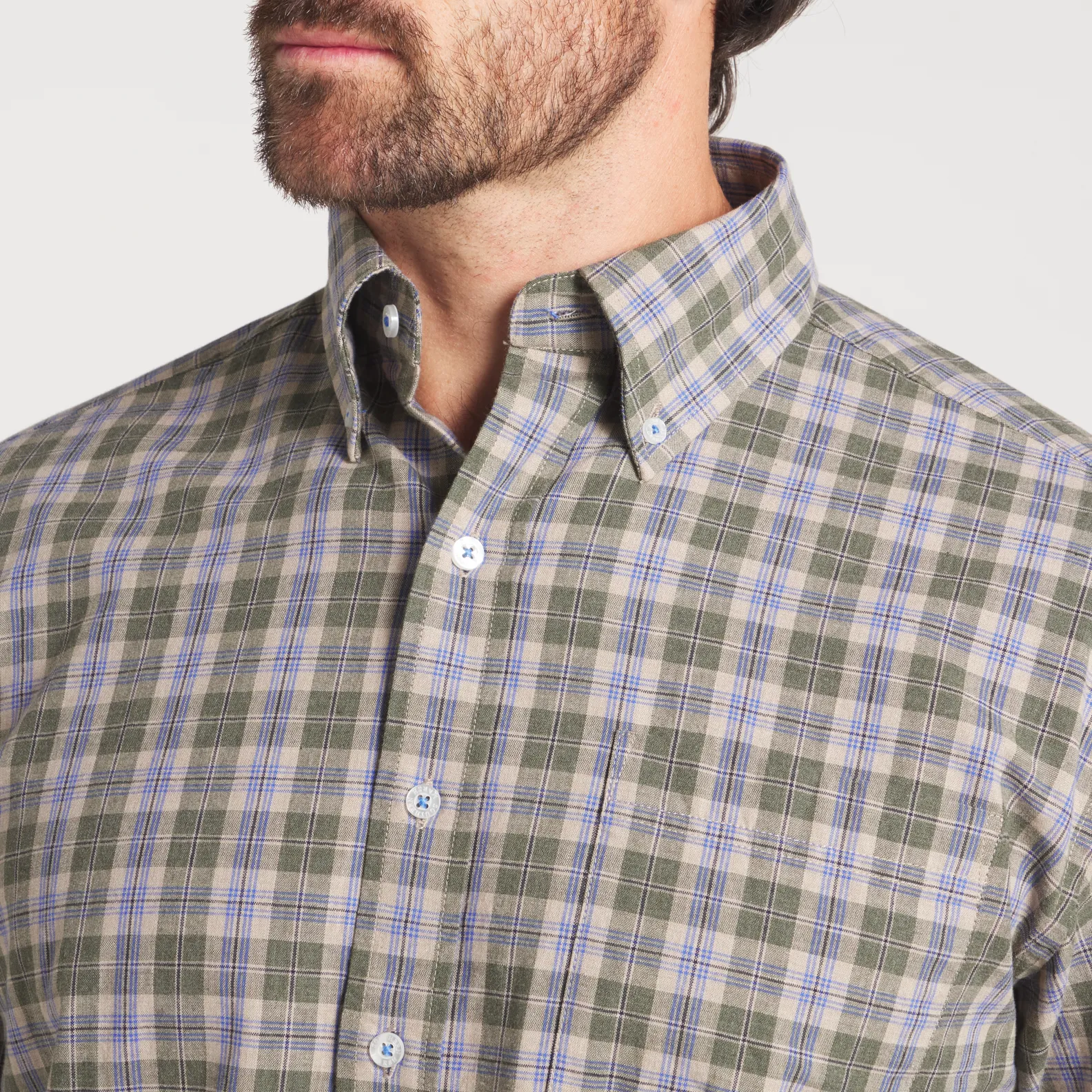 Southern Marsh 21 Bandera Washed Plaid Dress Shirt