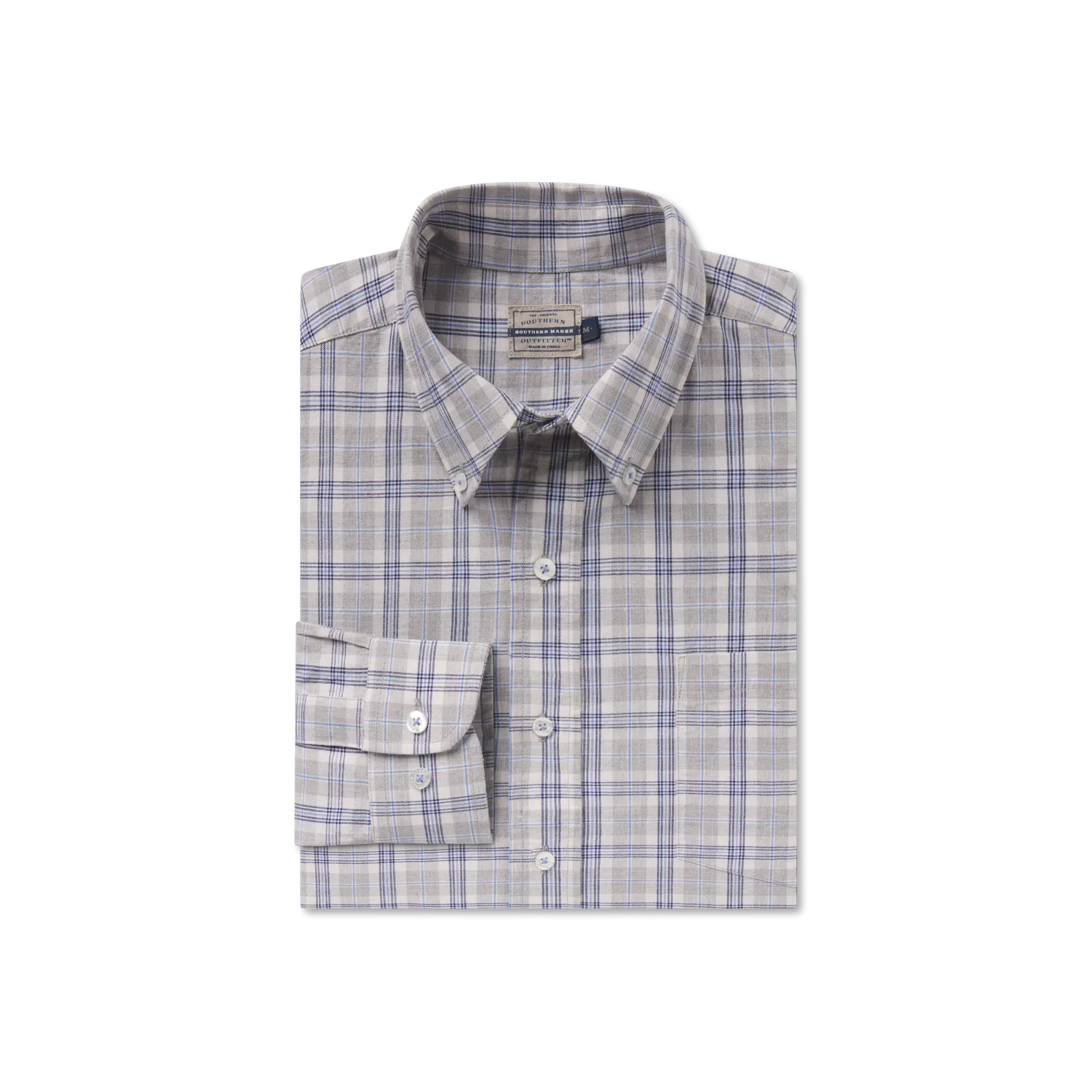 Southern Marsh 21 Bandera Washed Plaid Dress Shirt