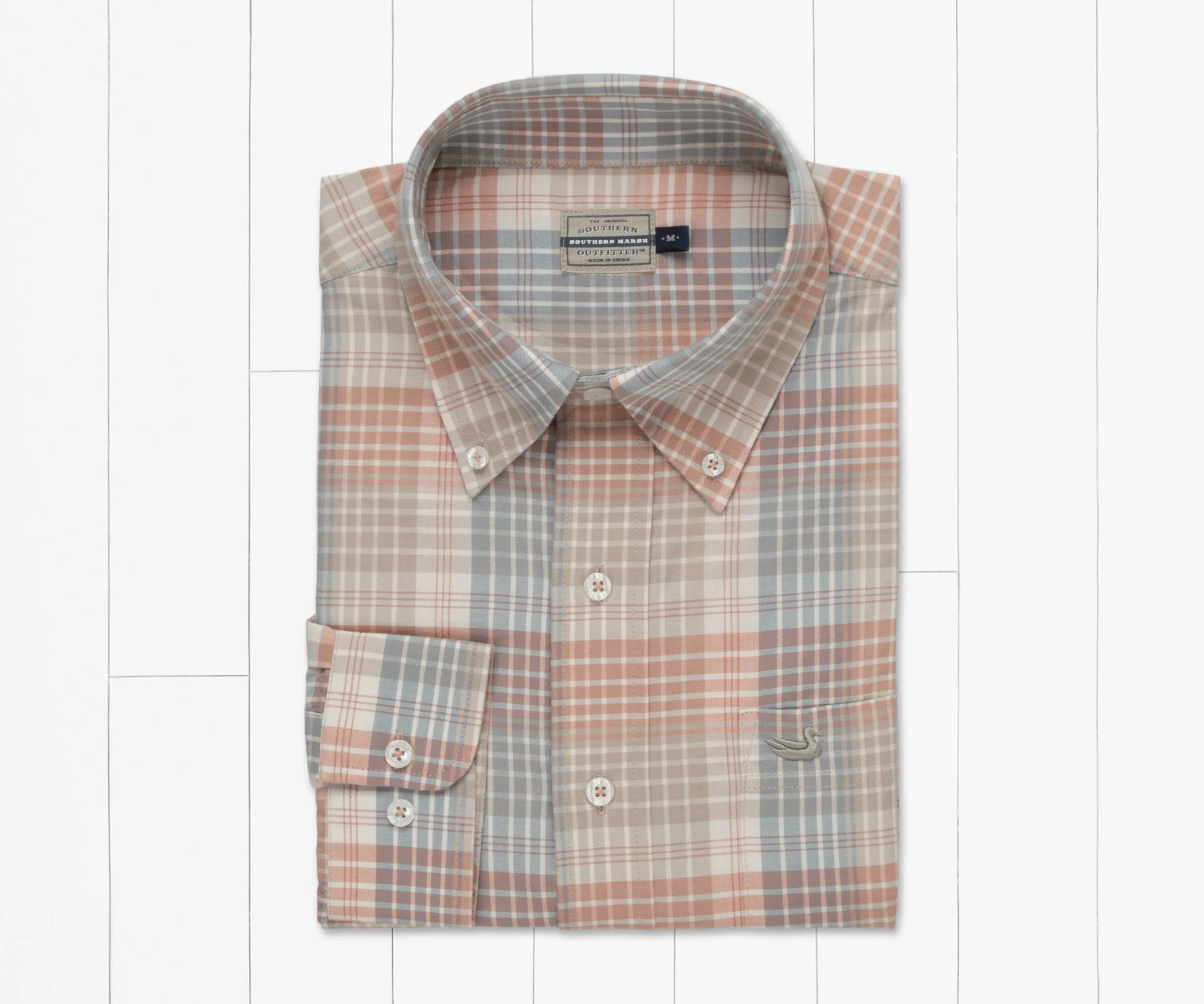 Southern Marsh 21 Barton County Washed Dress Shirt