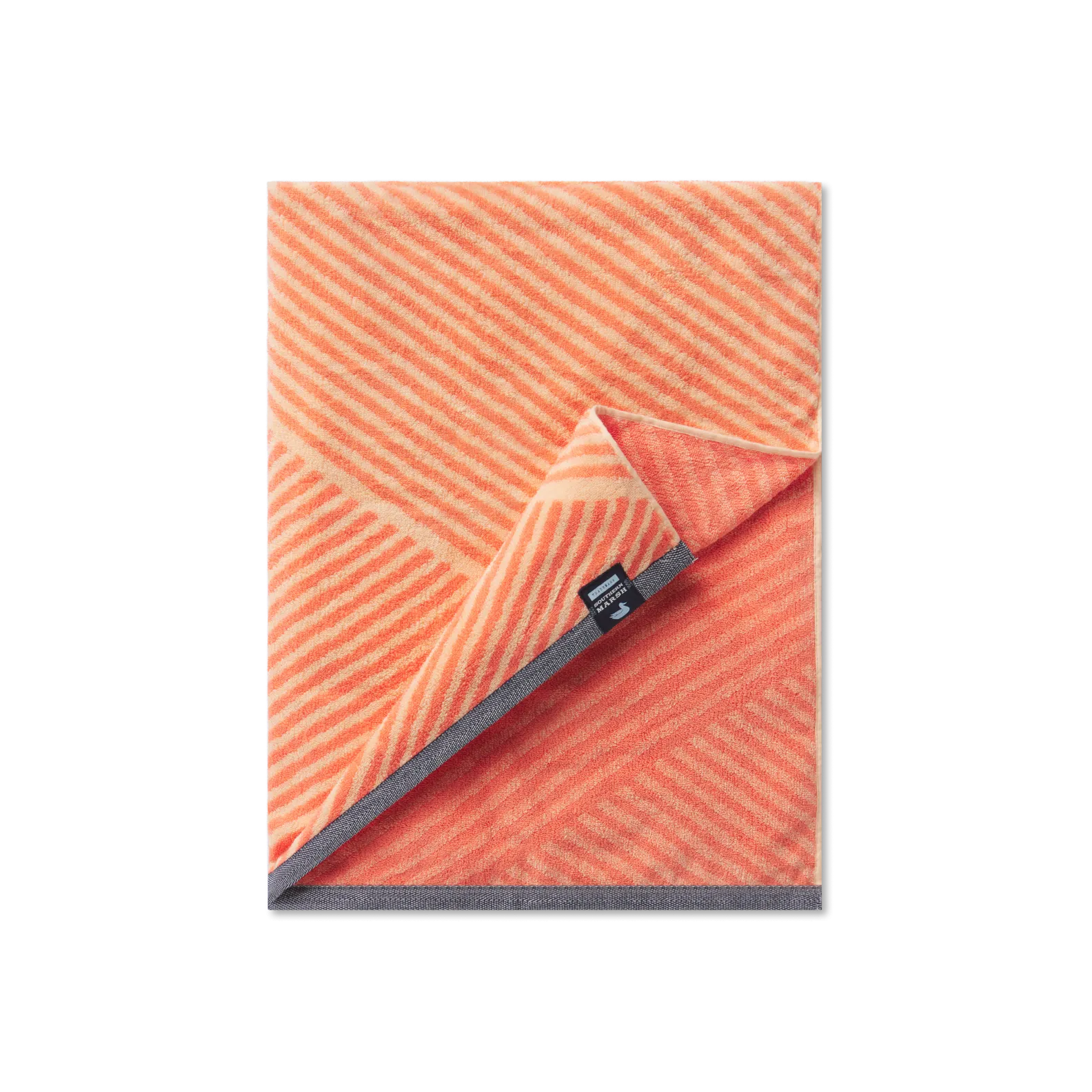 Southern Marsh 21 Beach Towel - Port Lines