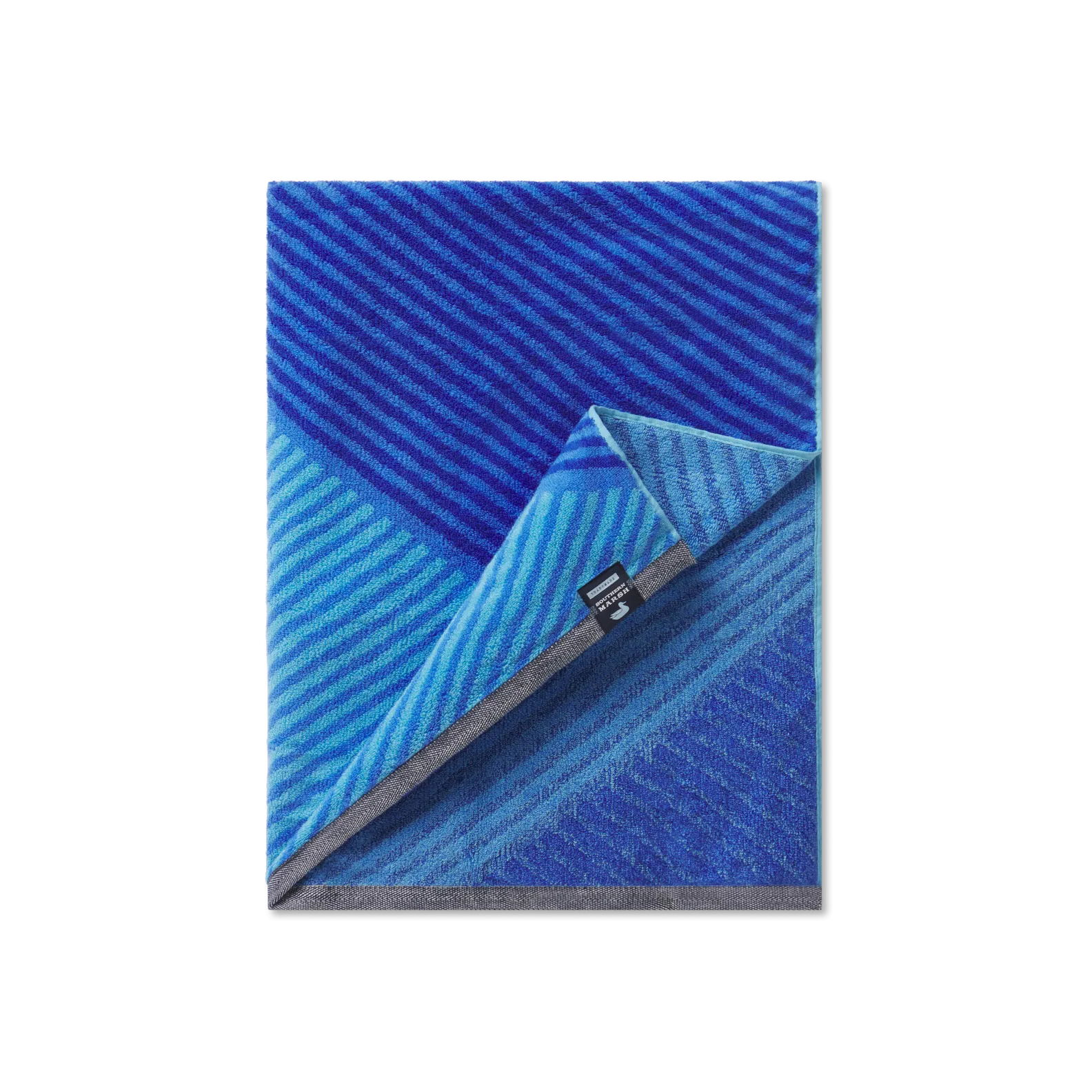 Southern Marsh 21 Beach Towel - Port Lines