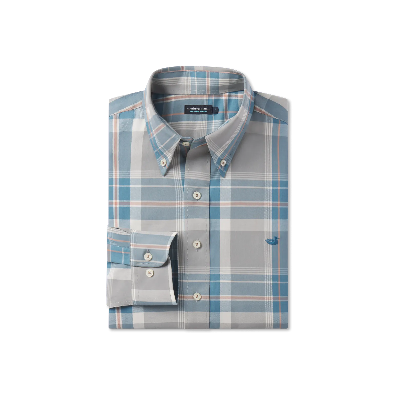 Southern Marsh 21 Bedford Plaid Dress Shirt
