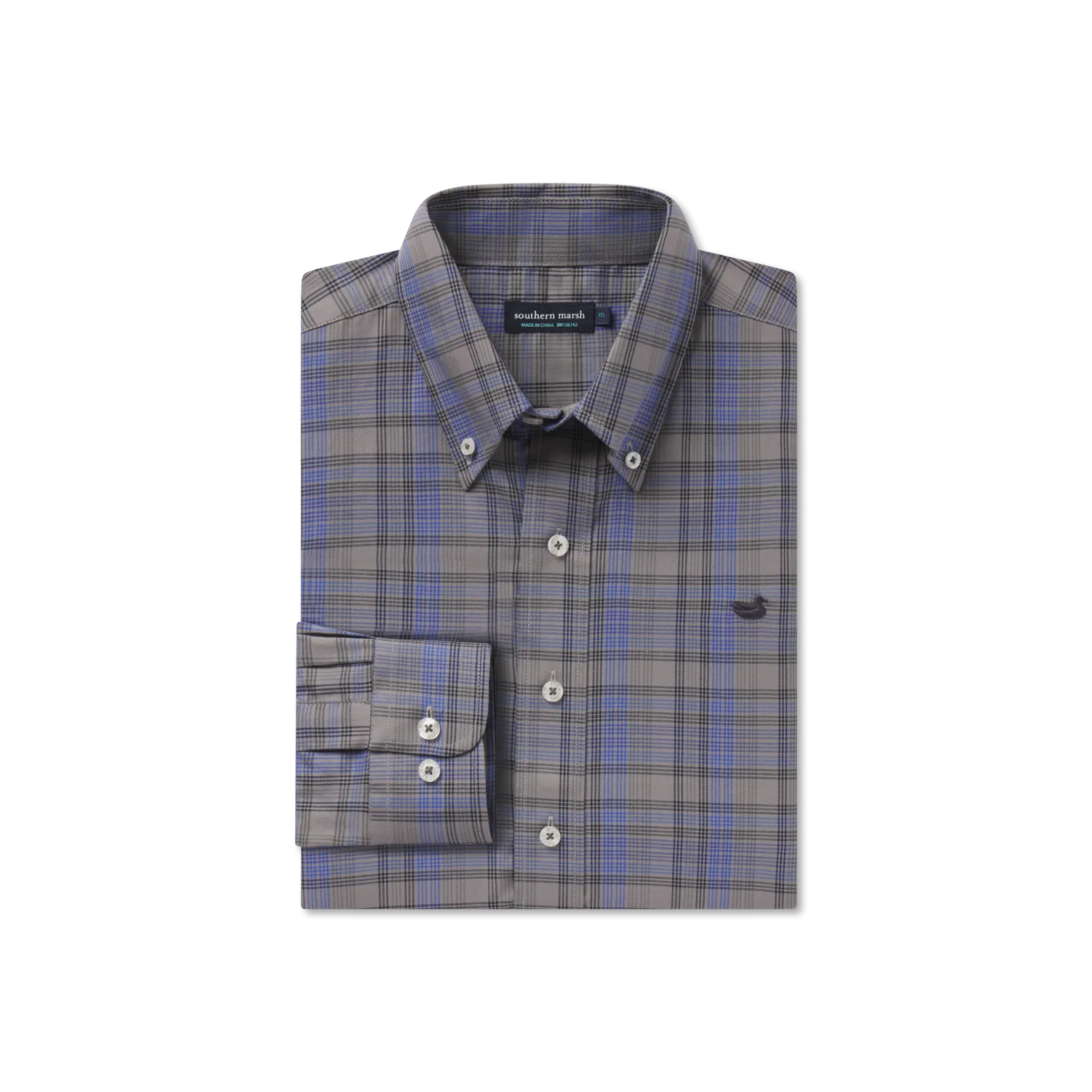 Southern Marsh 21 Benton Grid Dress Shirt