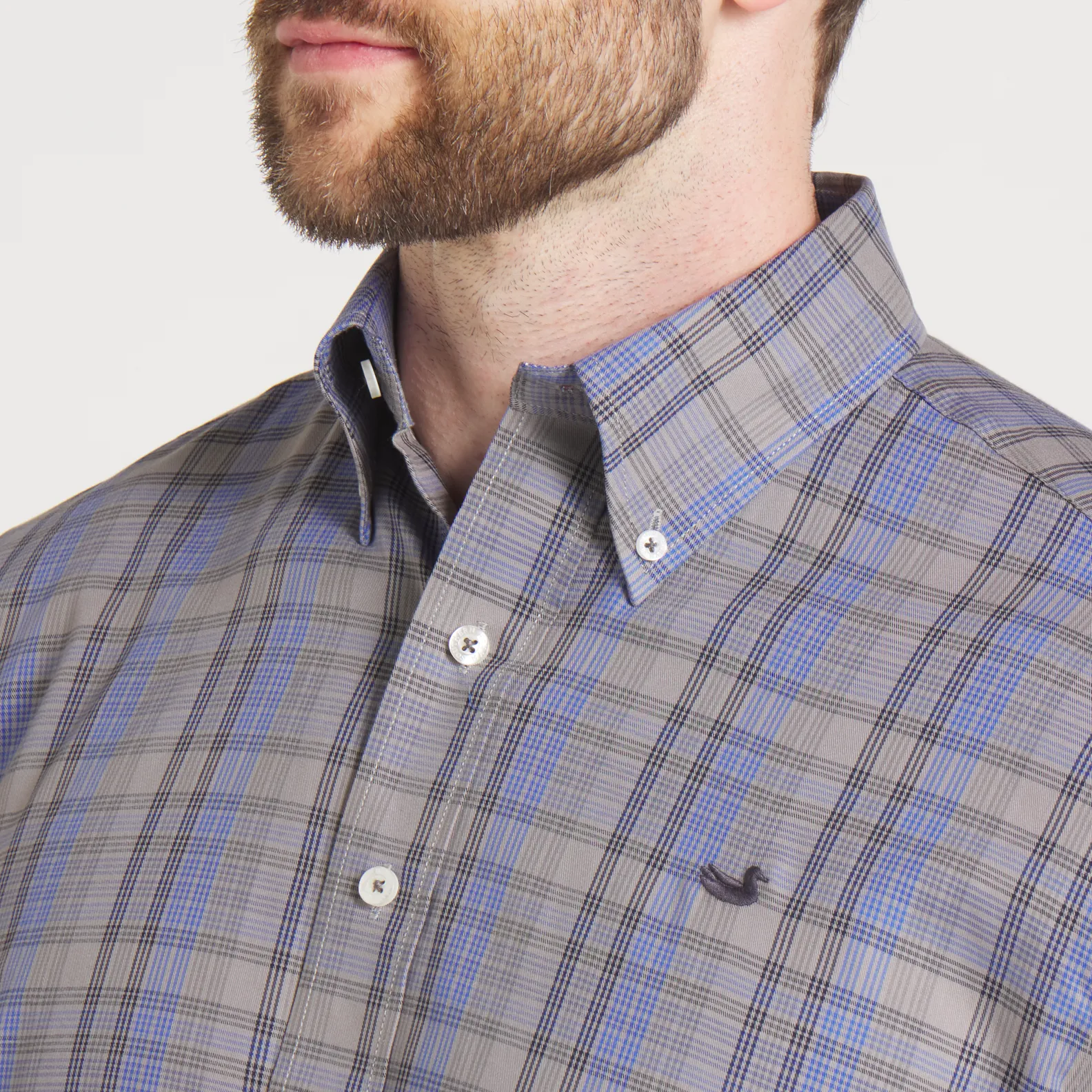 Southern Marsh 21 Benton Grid Dress Shirt