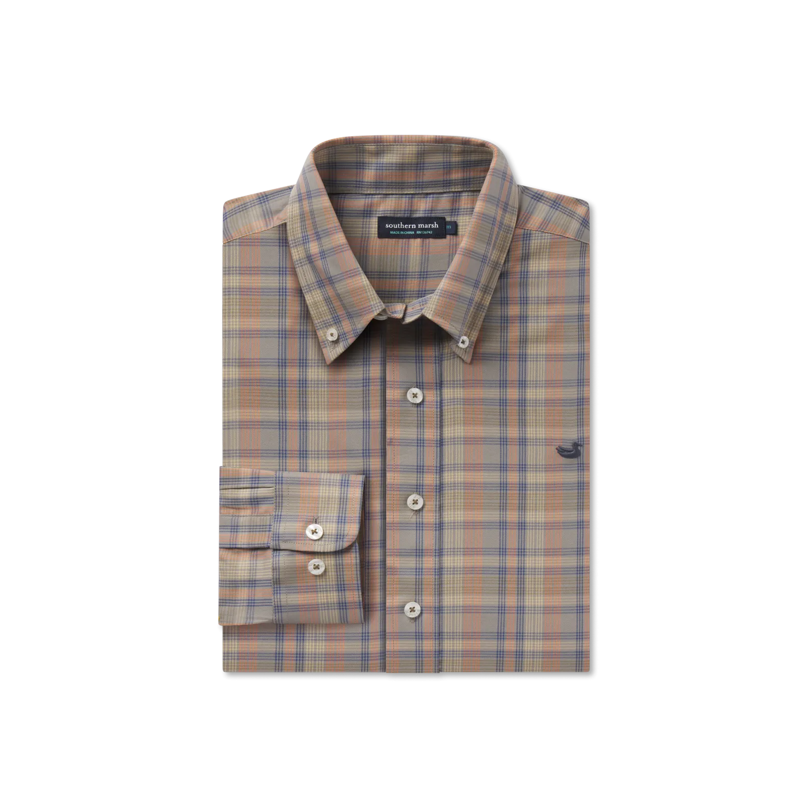 Southern Marsh 21 Benton Grid Dress Shirt