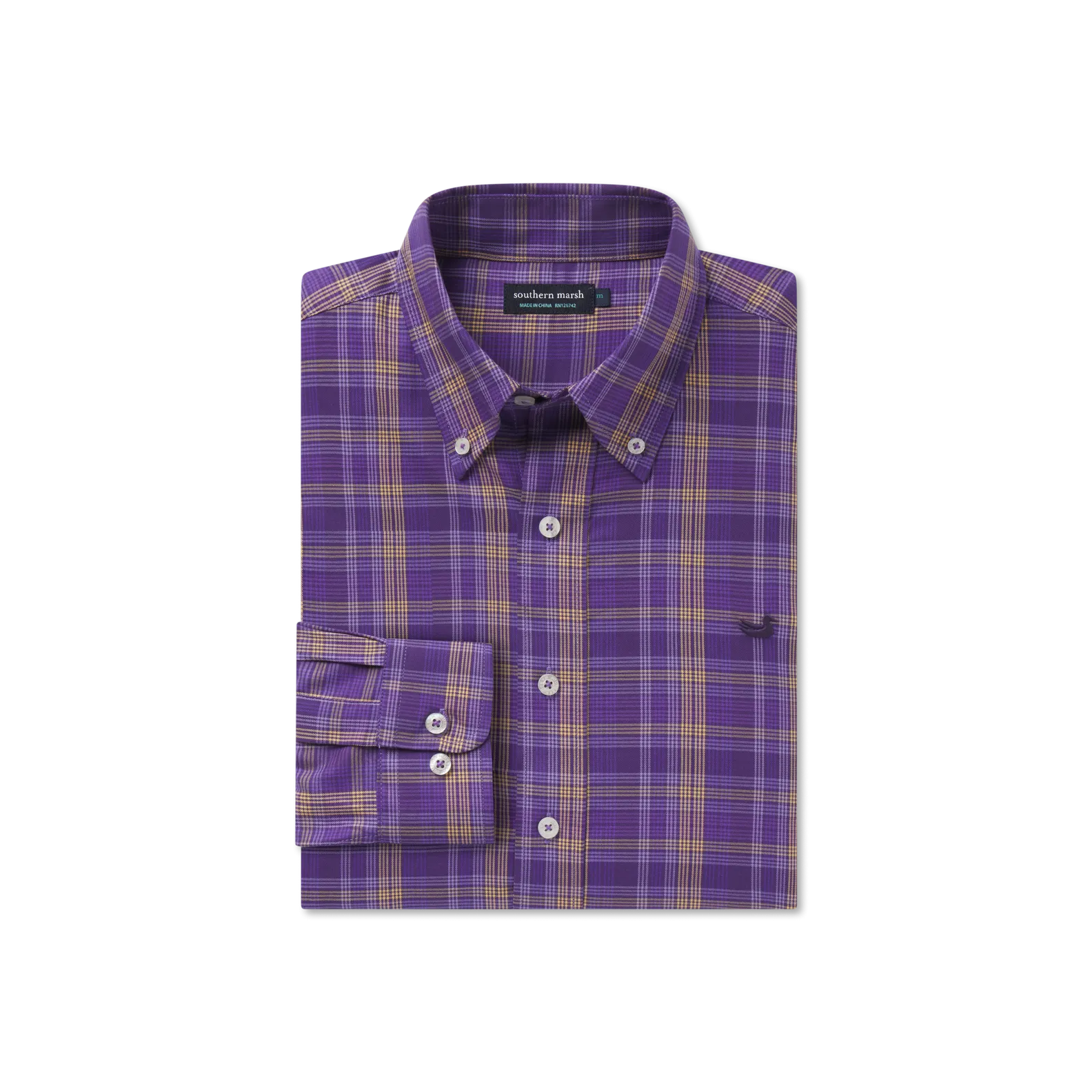 Southern Marsh 21 Benton Grid Dress Shirt