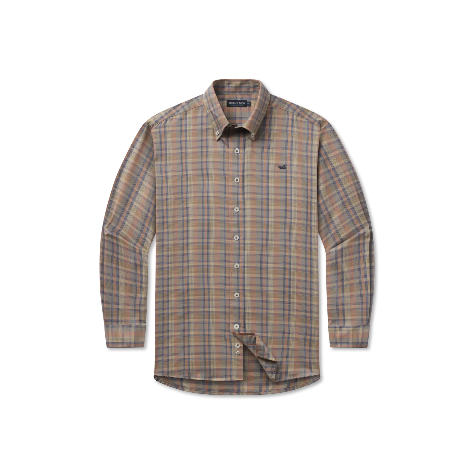 Southern Marsh 21 Benton Grid Dress Shirt
