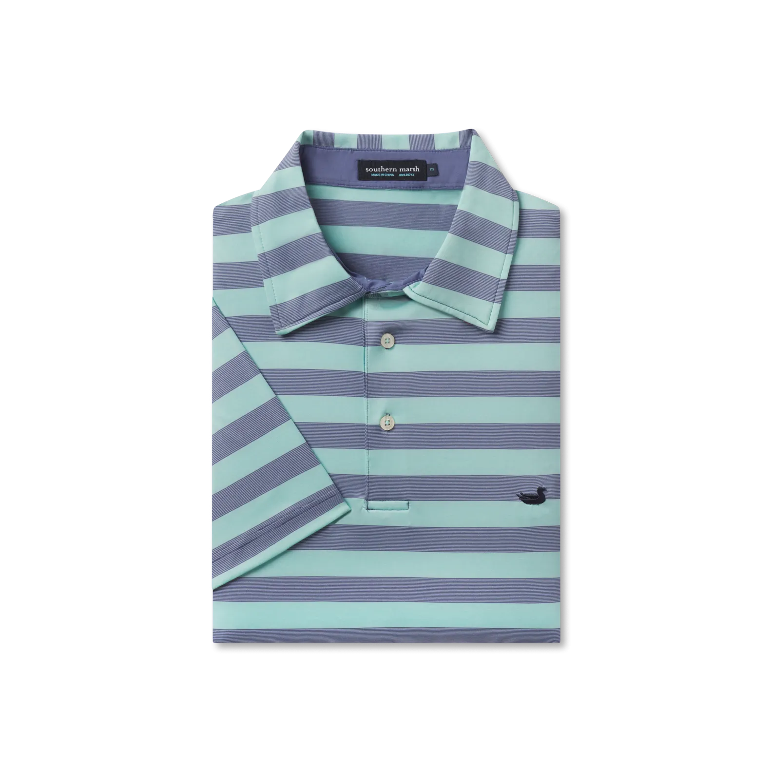 Southern Marsh 21 Bermuda Performance Polo - Davis