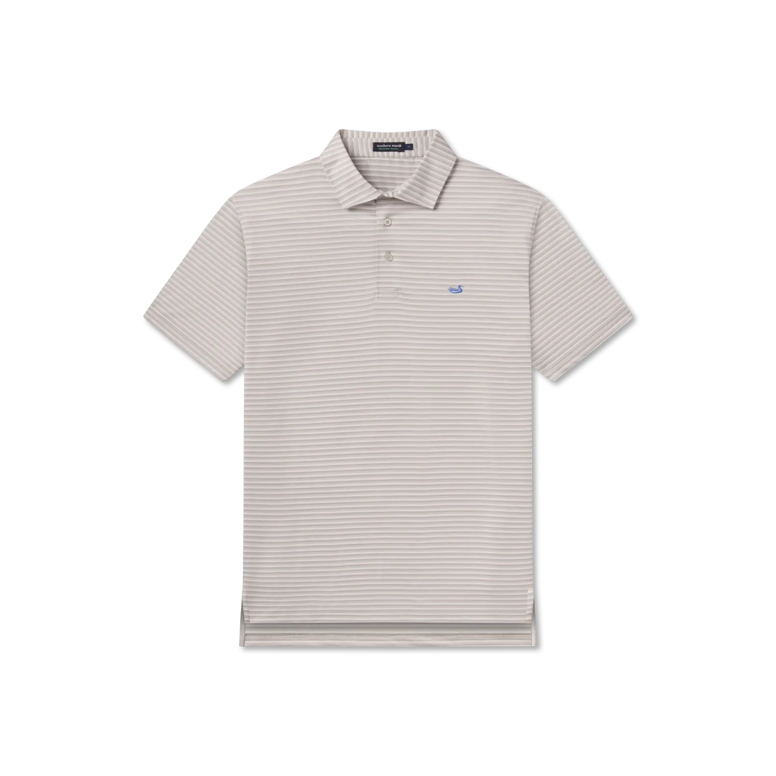 Southern Marsh 21 Bermuda Performance Polo - Domingo Stripe