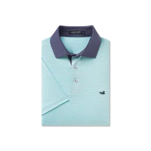 Southern Marsh 21 Bermuda Performance Polo - Hampton Stripe