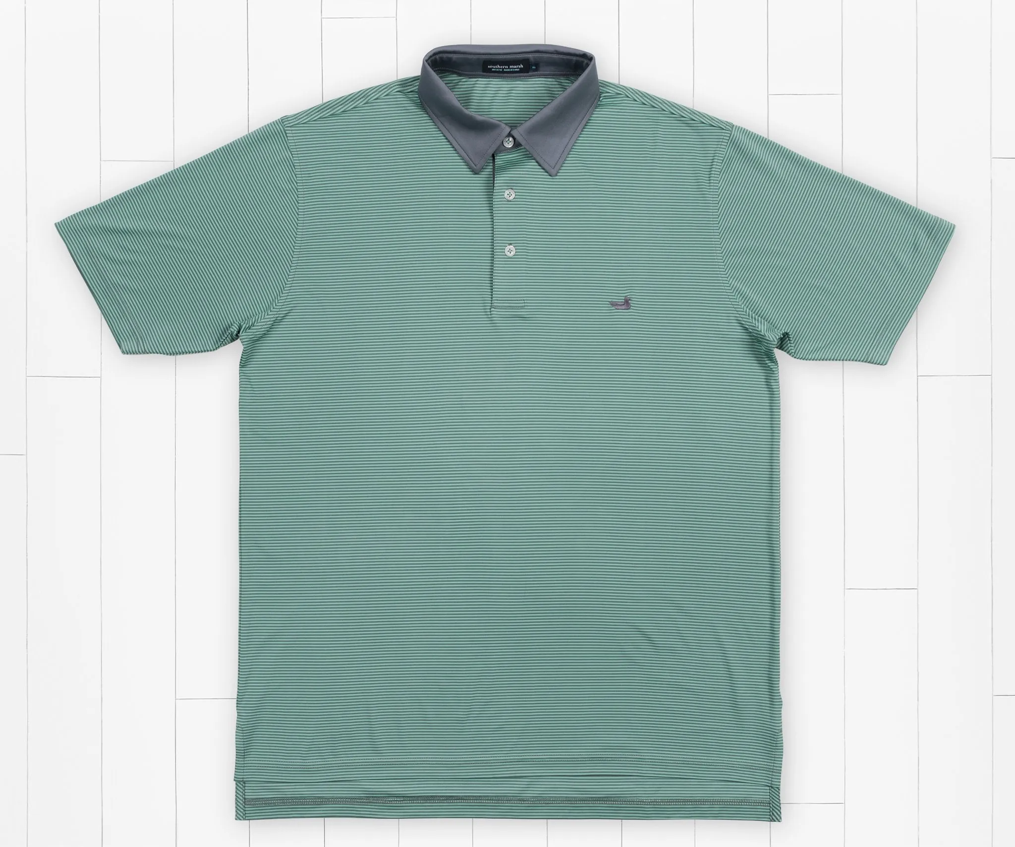 Southern Marsh 21 Bermuda Performance Polo - Hawthorne
