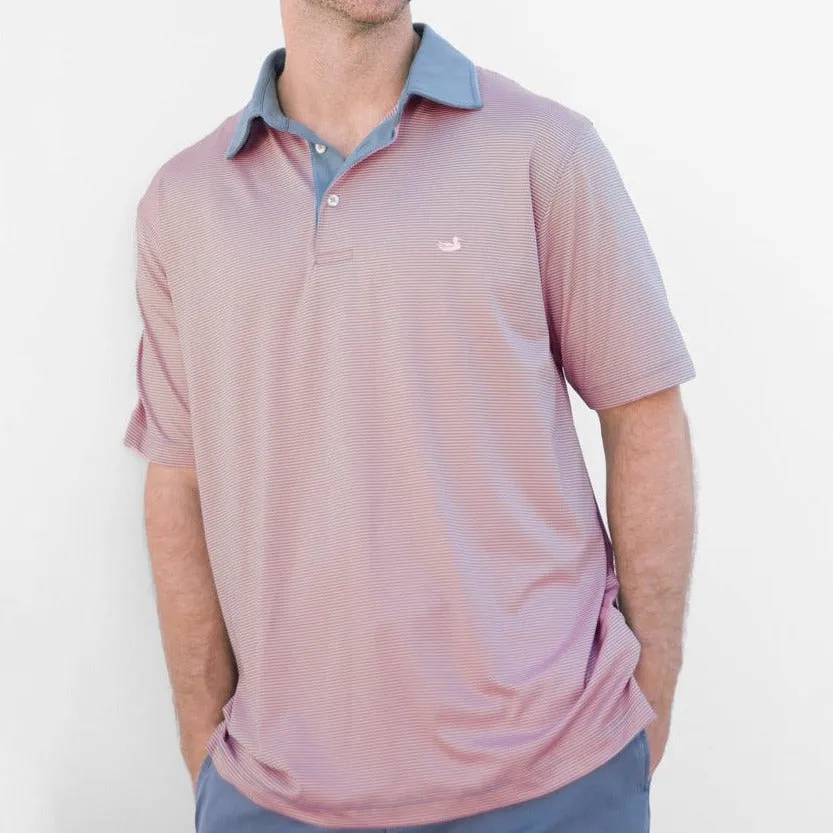 Southern Marsh 21 Bermuda Performance Polo - Hawthorne