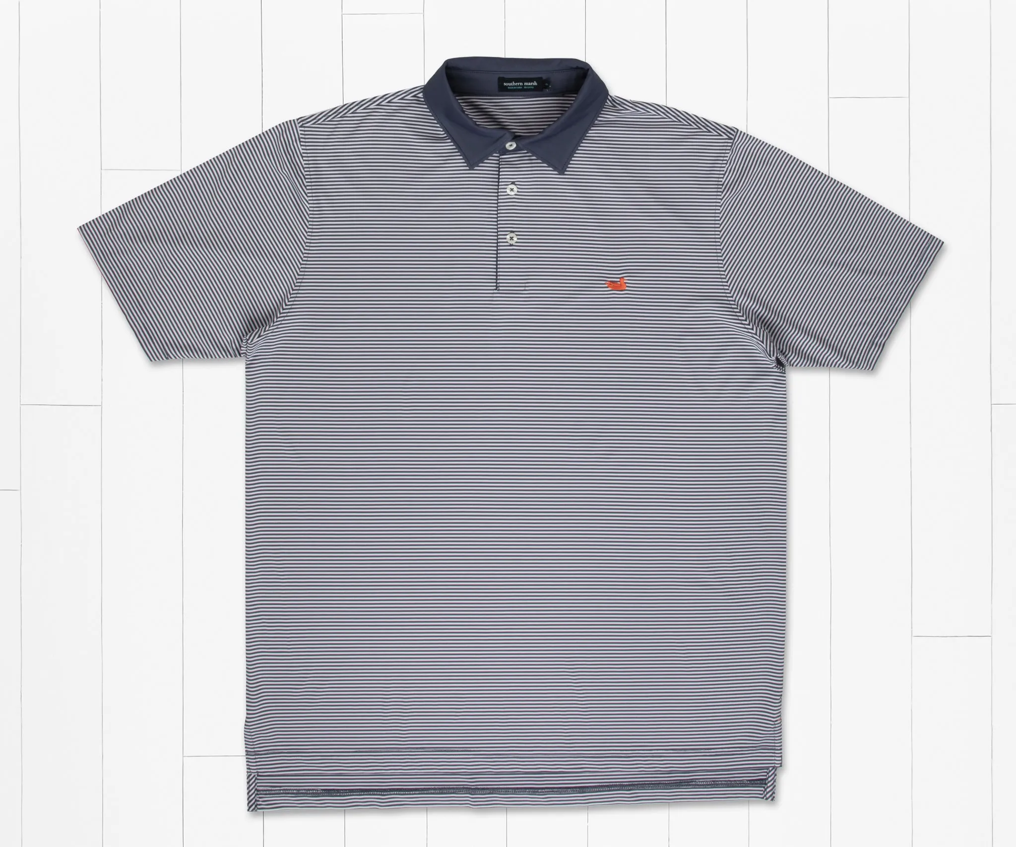 Southern Marsh 21 Bermuda Performance Polo - Hawthorne