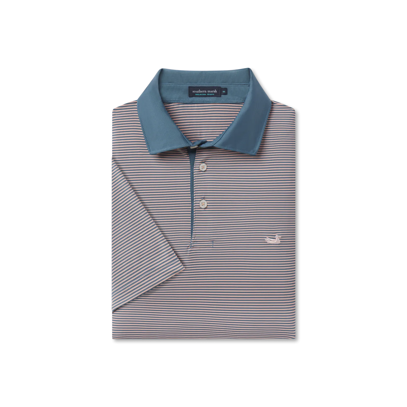 Southern Marsh 21 Bermuda Performance Polo - Hawthorne
