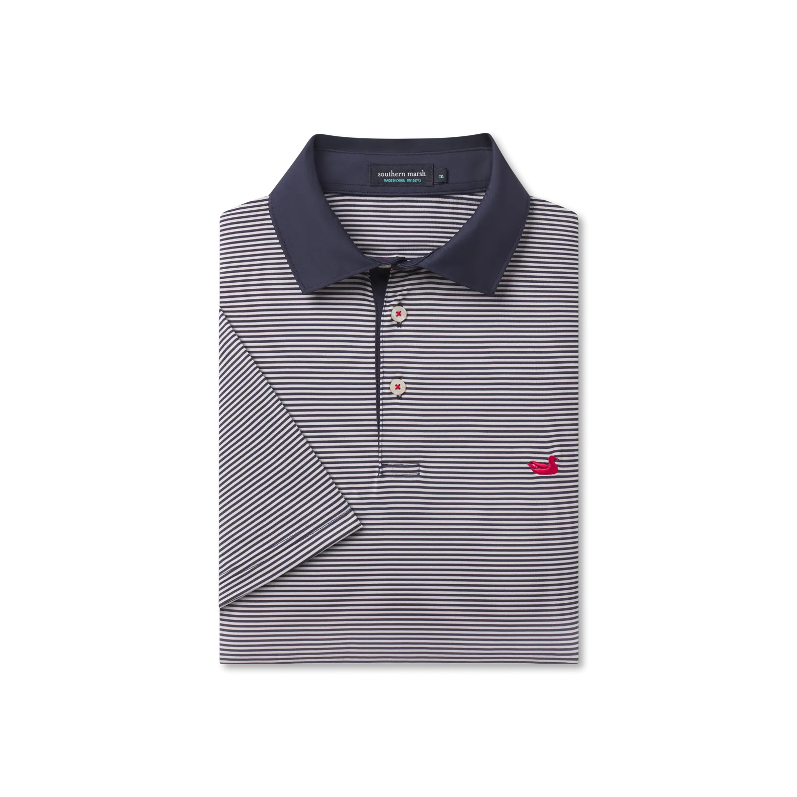 Southern Marsh 21 Bermuda Performance Polo - Hawthorne