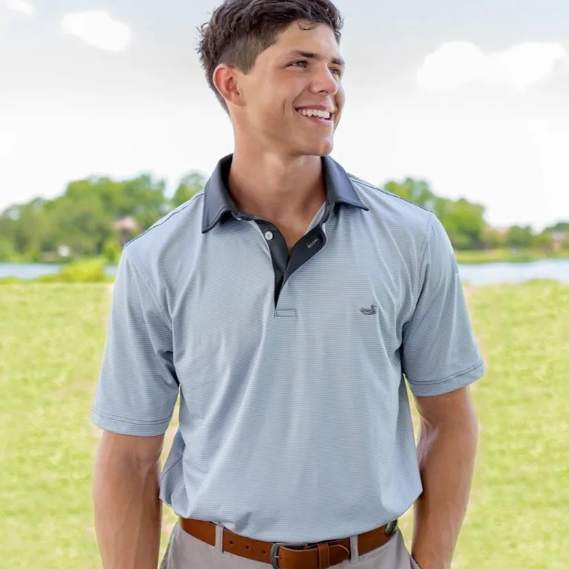 Southern Marsh 21 Bermuda Performance Polo - Hawthorne