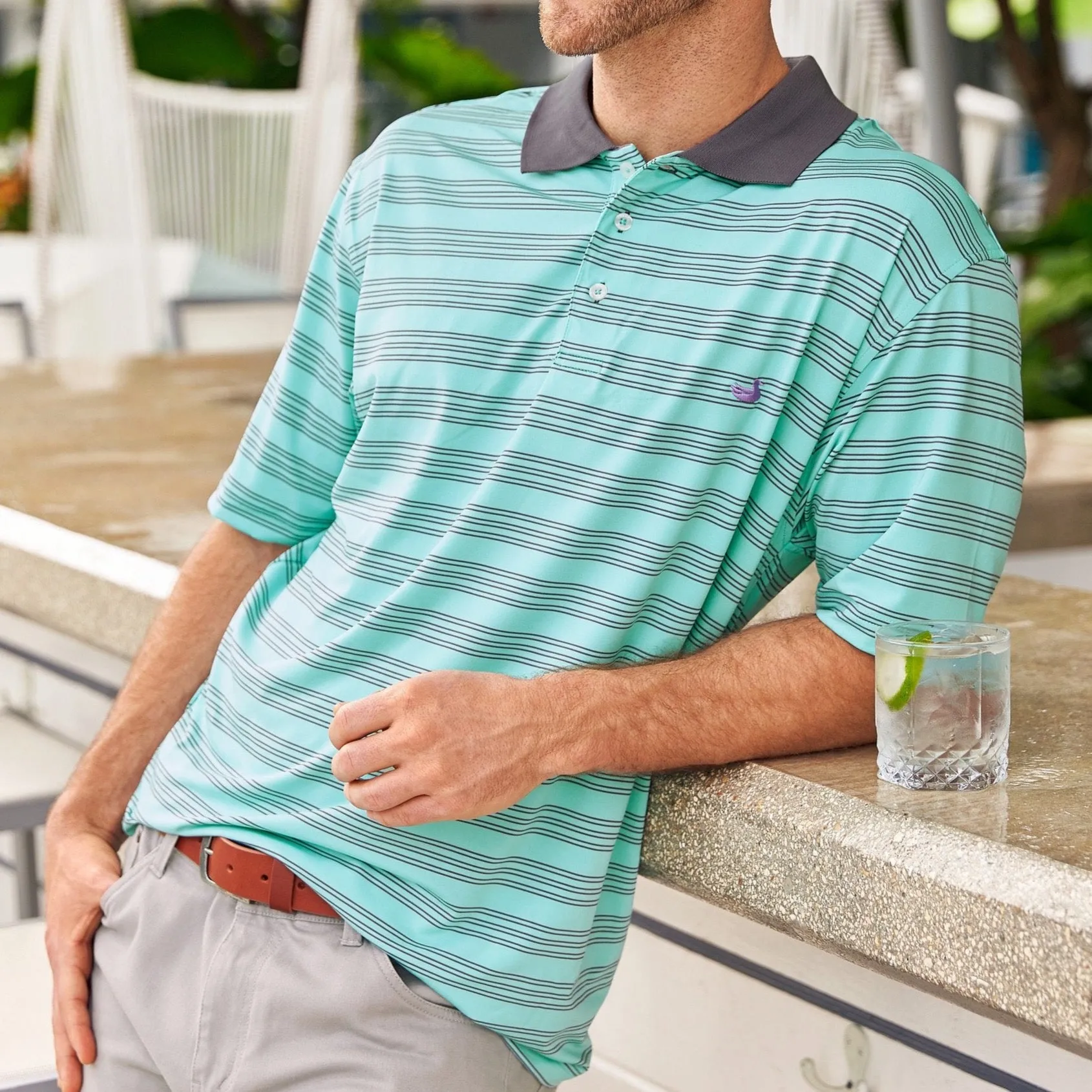 Southern Marsh 21 Bermuda Performance Polo - Murray