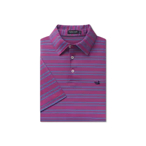 Southern Marsh 21 Bermuda Performance Polo - Naples Stripe