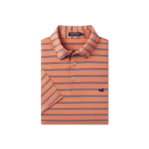 Southern Marsh 21 Bermuda Performance Polo - Panama Stripe