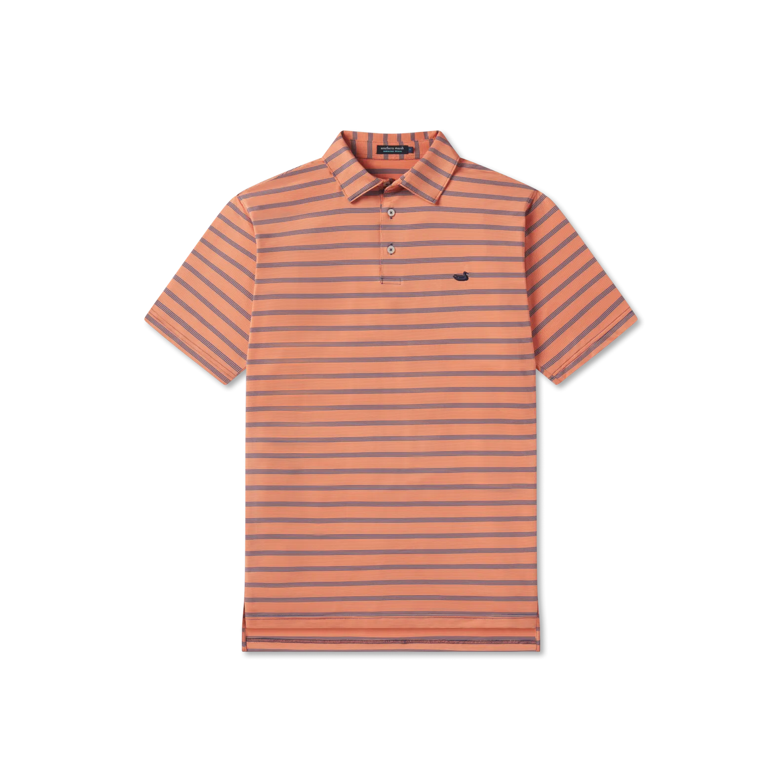 Southern Marsh 21 Bermuda Performance Polo - Panama Stripe